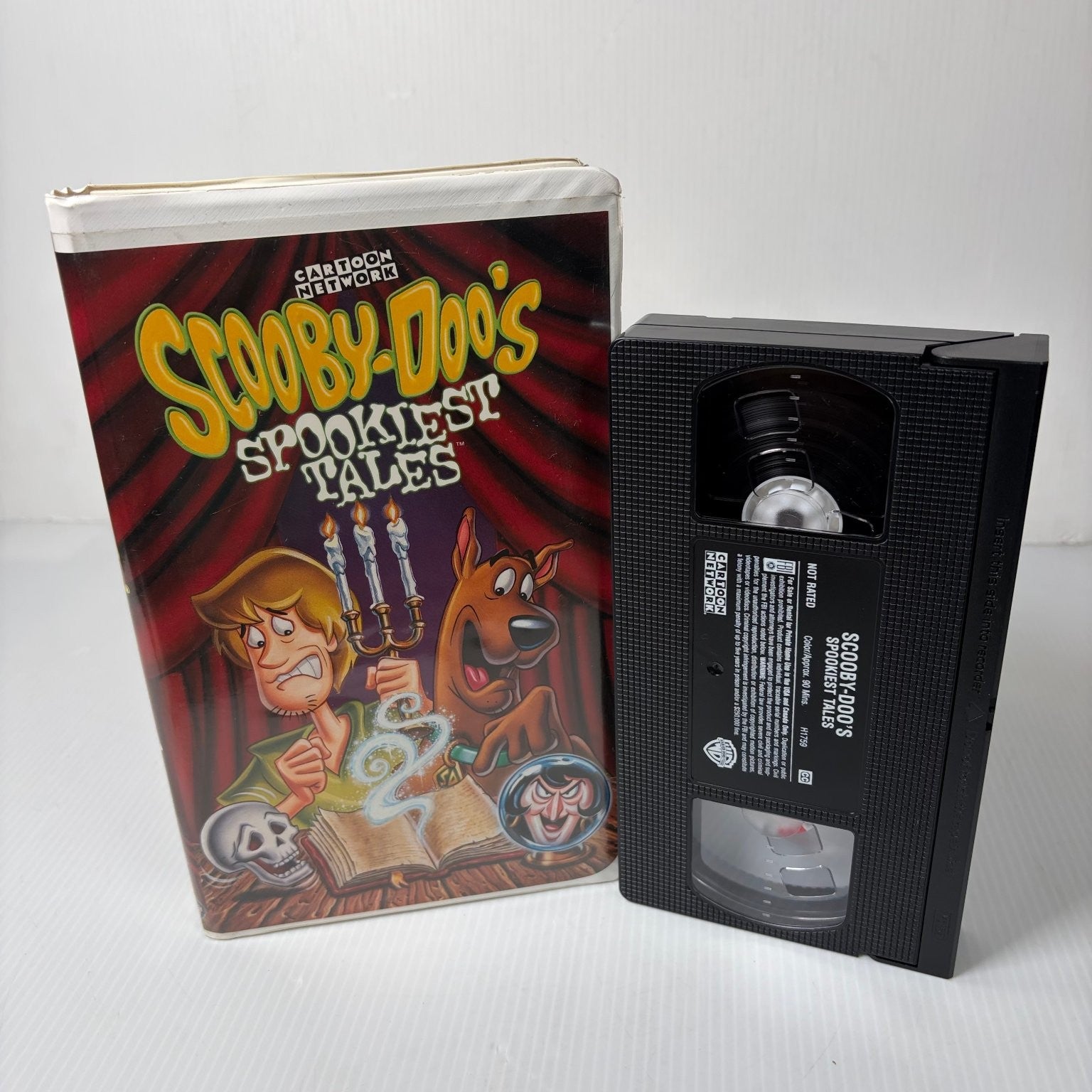 Scooby-Doo's Spookiest Tales VHS 2000 Cartoon Network Warner Bros Clamshell