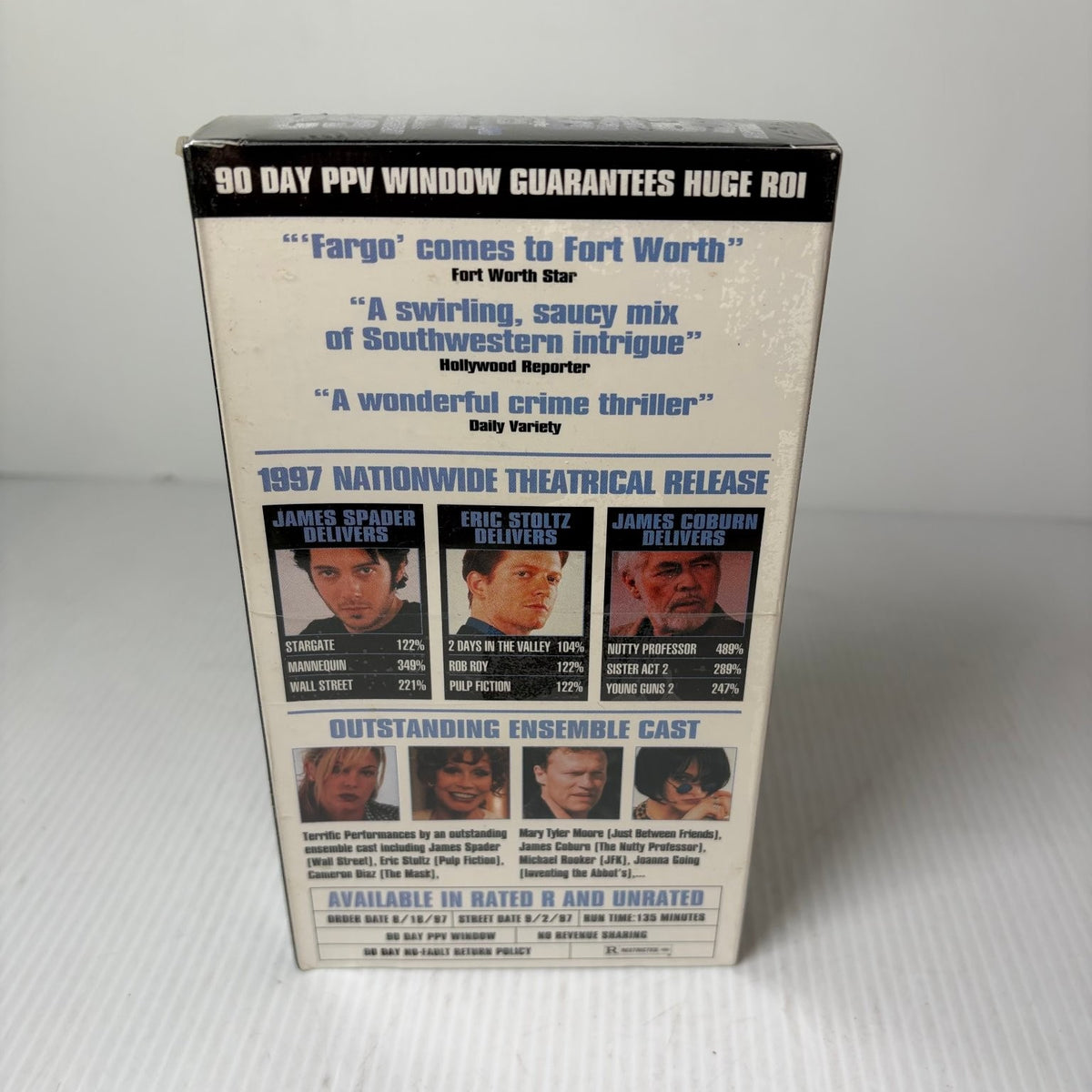 Keys to Tulsa VHS 1997 Crime Thriller Screening Copy PolyGram Video