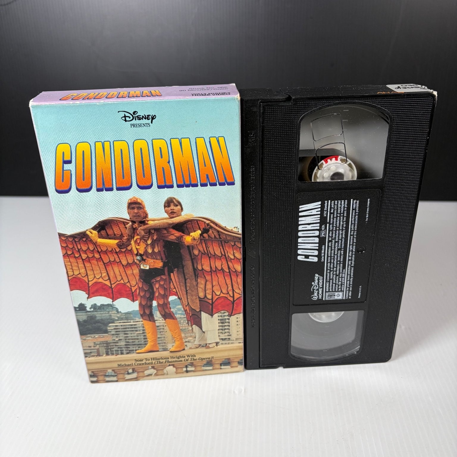 Condorman VHS 1981 Michael Crawford Original Release Walt Disney Home Video