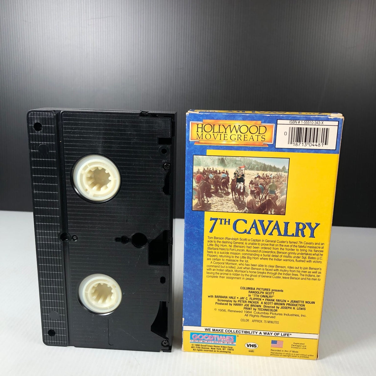 7th Cavalry VHS 1984 Western Randolph Scott Hollywood Movie Greats