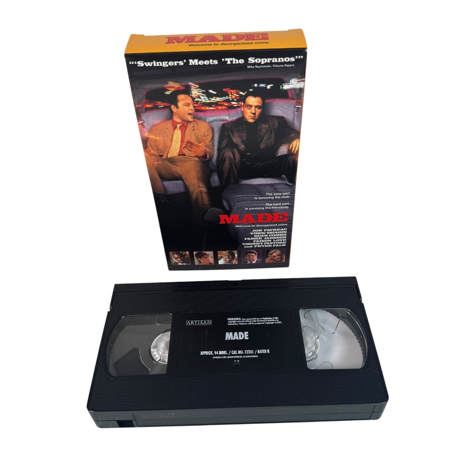 Vintage Made VHS Tape Comedy Mafia Movie Vince Vaughn