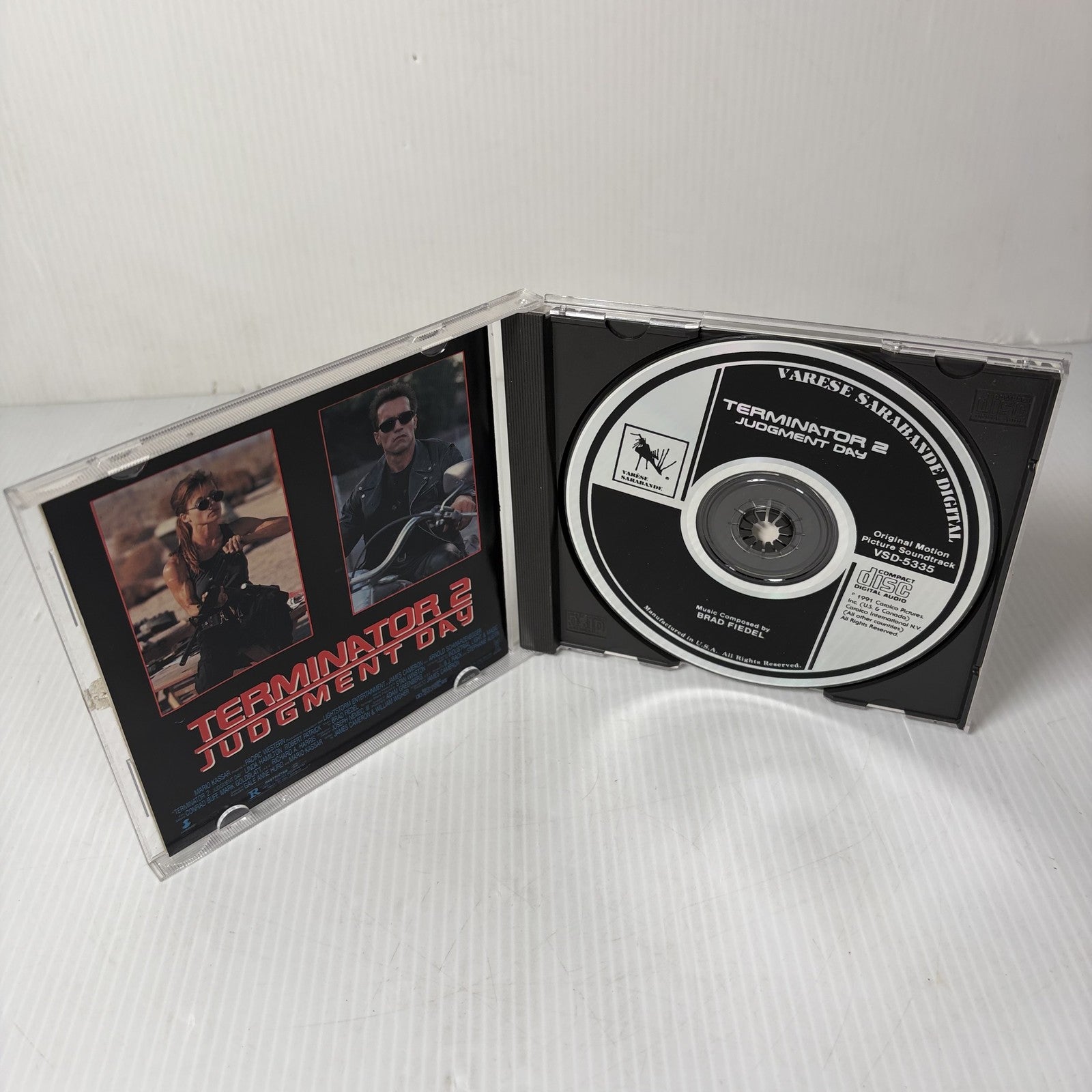 Terminator 2 Judgment Day Original Motion Picture Soundtrack CD Brad Fiedel 1991