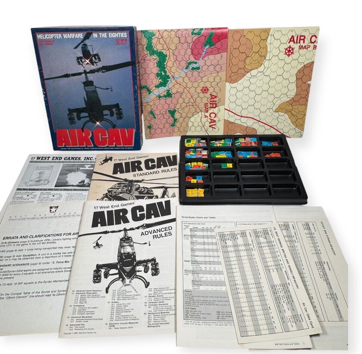 Vintage Air Cav Helicopter Warfare in the 80s West End Games War Stategy 1985