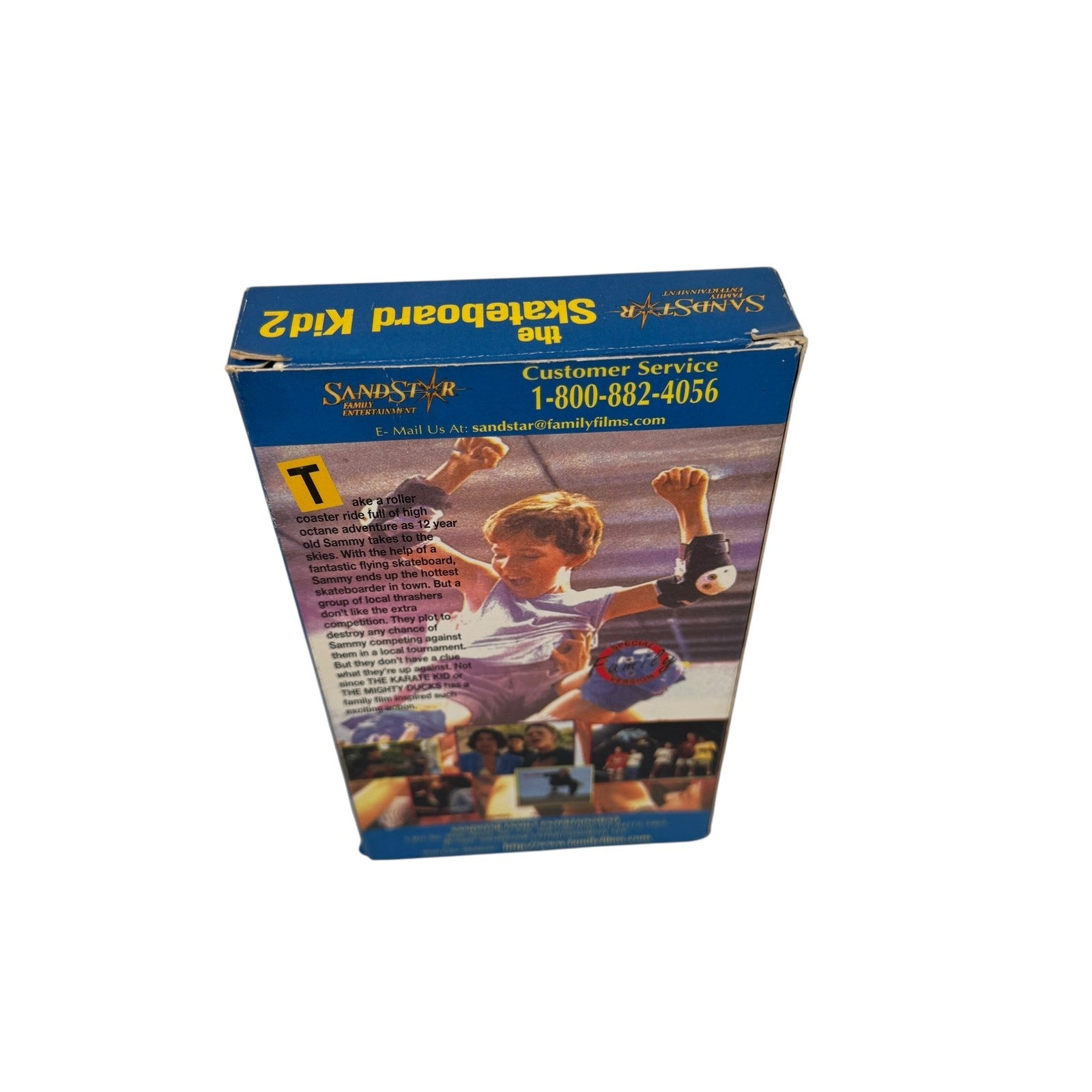 Vintage Skateboard Kid 2 VHS 90s Family Movie Rare Dee Wallace Sandstar
