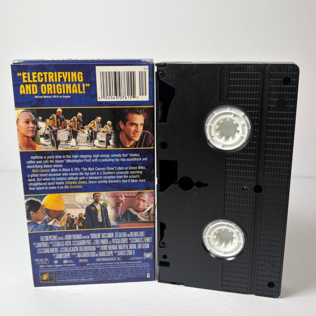 Drumline VHS 2003 Nick Cannon Zoe Saldana Orlando Jones 20th Century Fox
