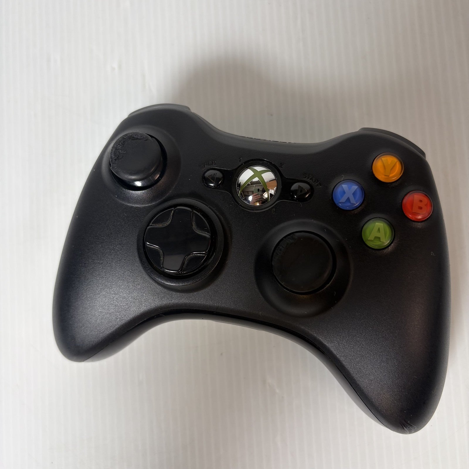 Official Microsoft Xbox 360 Wireless Controller Black Original OEM - C Grade