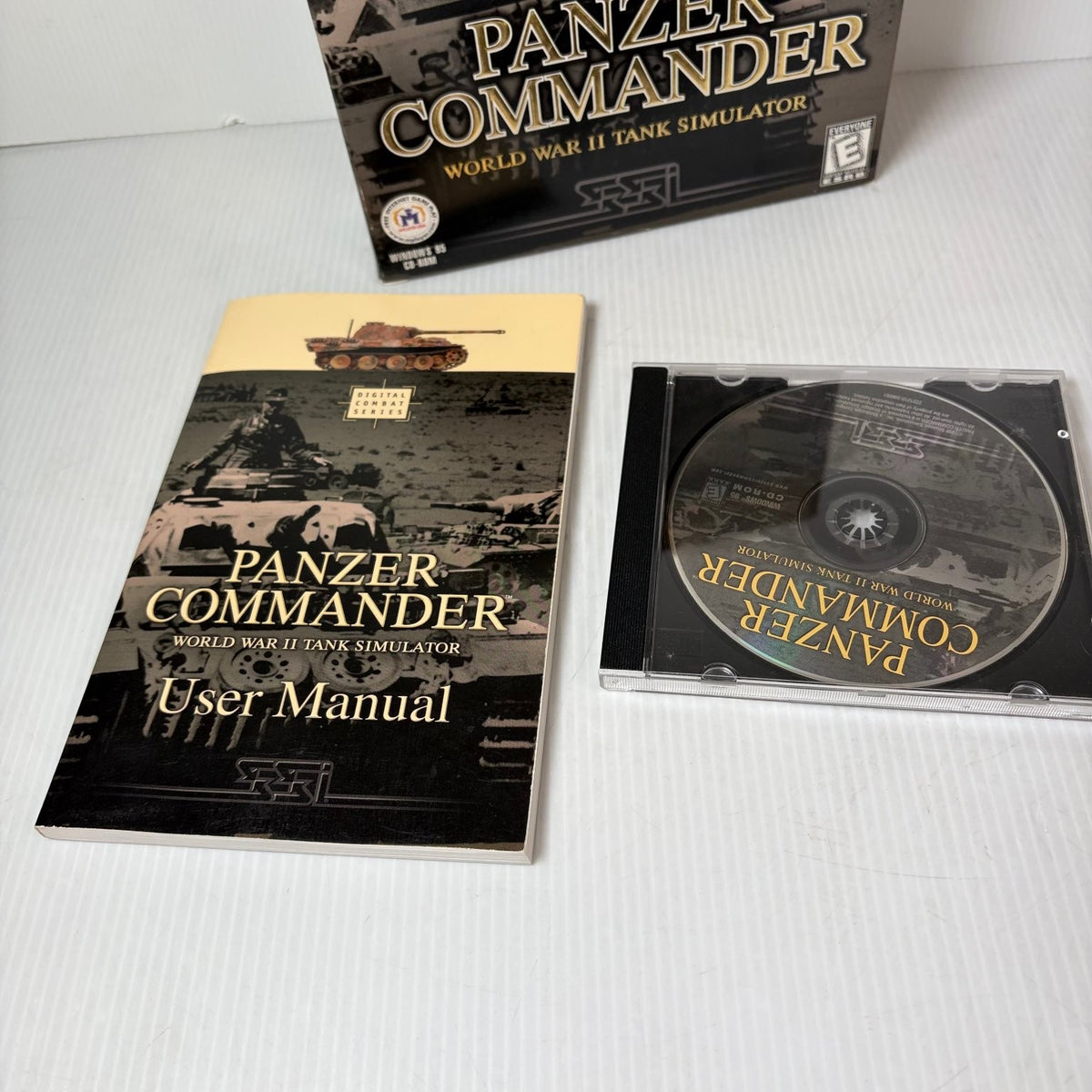 Panzer Commander Windows 95 Big Box PC Video Game WWII Tank Simulator