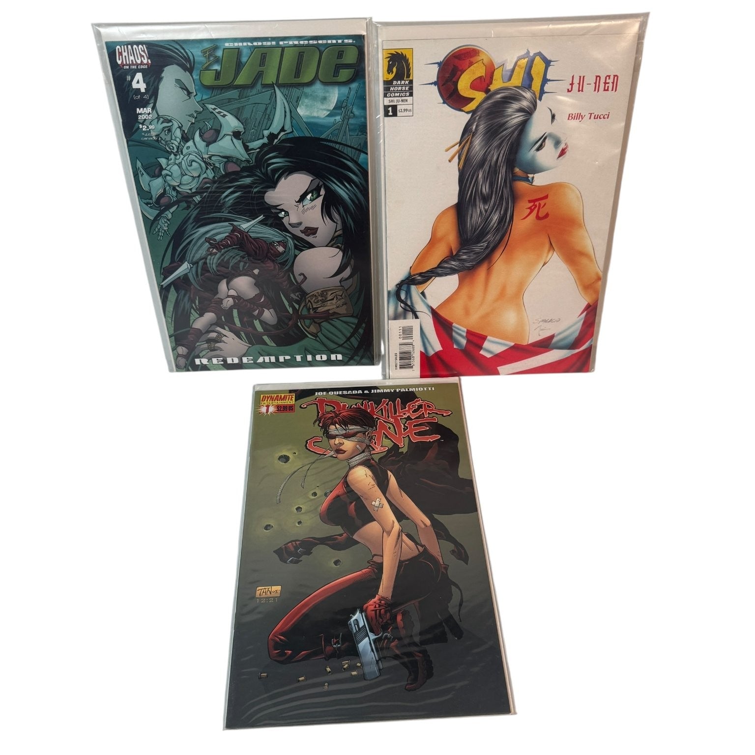 Chaos! Presents Jade #1-4 Redemption + Shi Ju-Nen #1 + Painkiller Jane #1