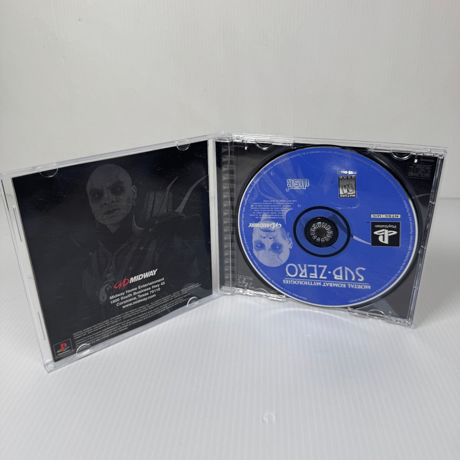 Mortal Kombat Mythologies Sub-Zero PlayStation PS1 Game Complete CIB Black Label