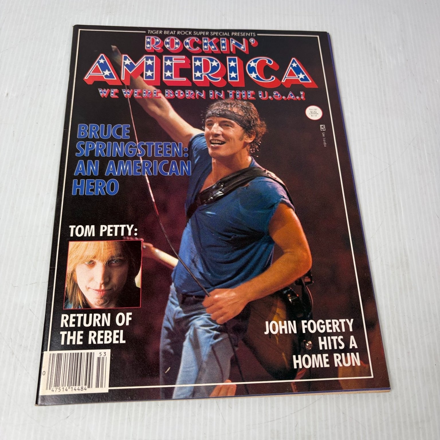 Tiger Beat Rockin' America Special Magazine Bruce Springsteen Tom Petty Fall '85