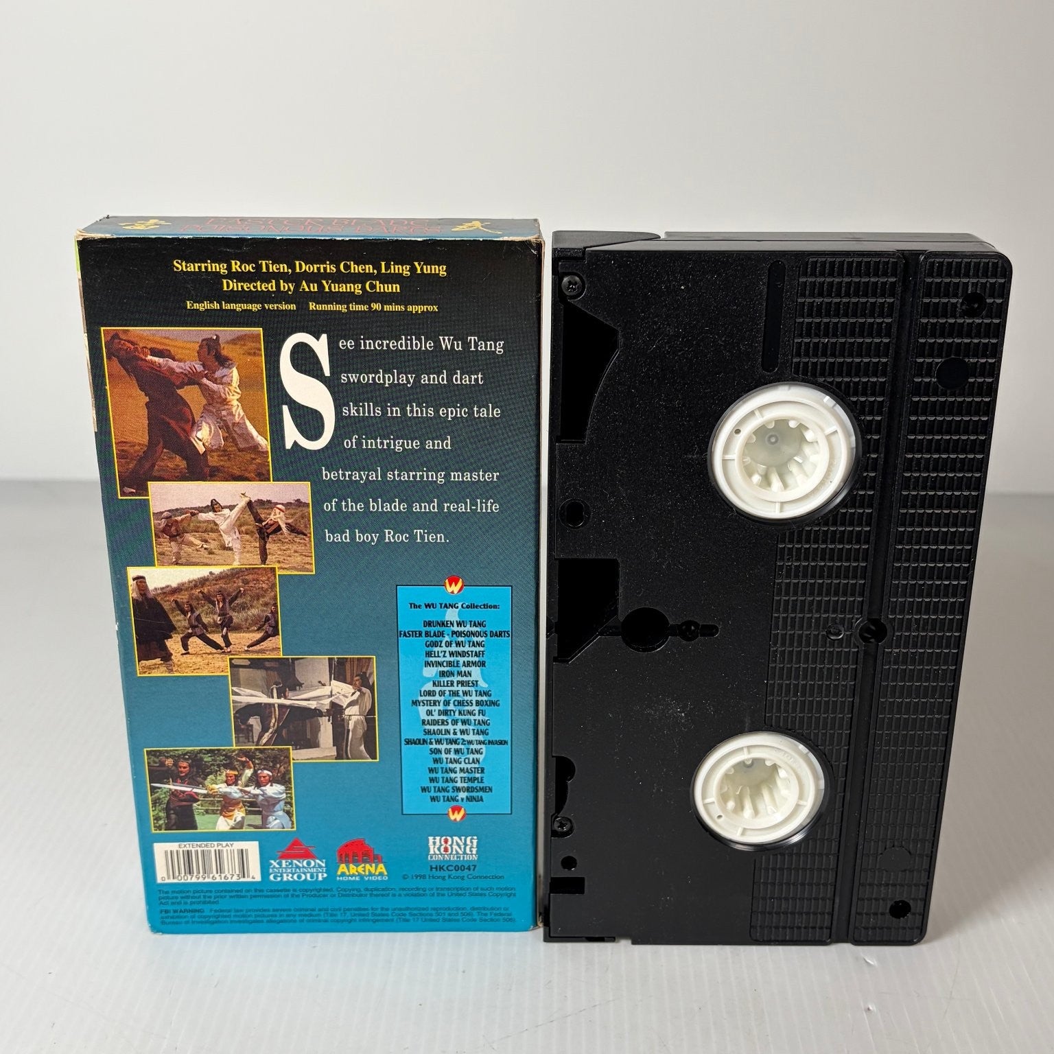 Faster Blade Poisonous Darts VHS 1998 Martial Arts Wu Tang Collection Xenon