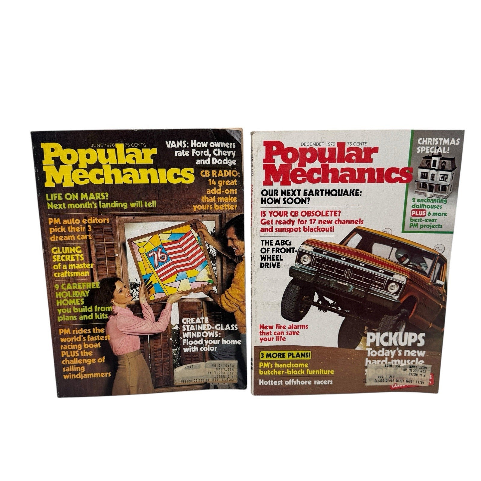 4x Popular Mechanics 1975-1976 Auto Hobbyist Magazines Conversion Vans & More