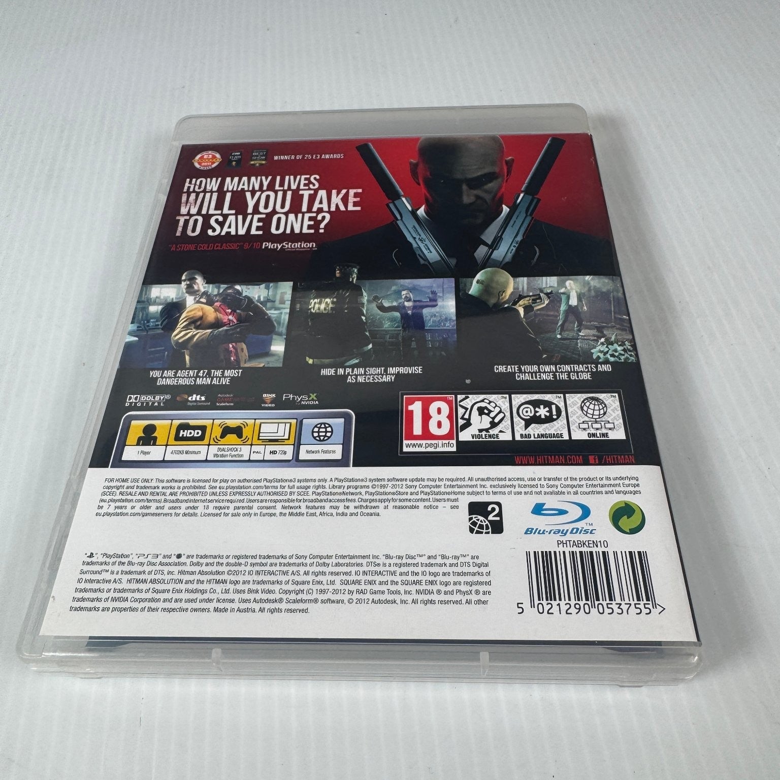 Hitman Absolution Tailored Edition (PAL Exclusive) PS3 Video Game Multiplayer