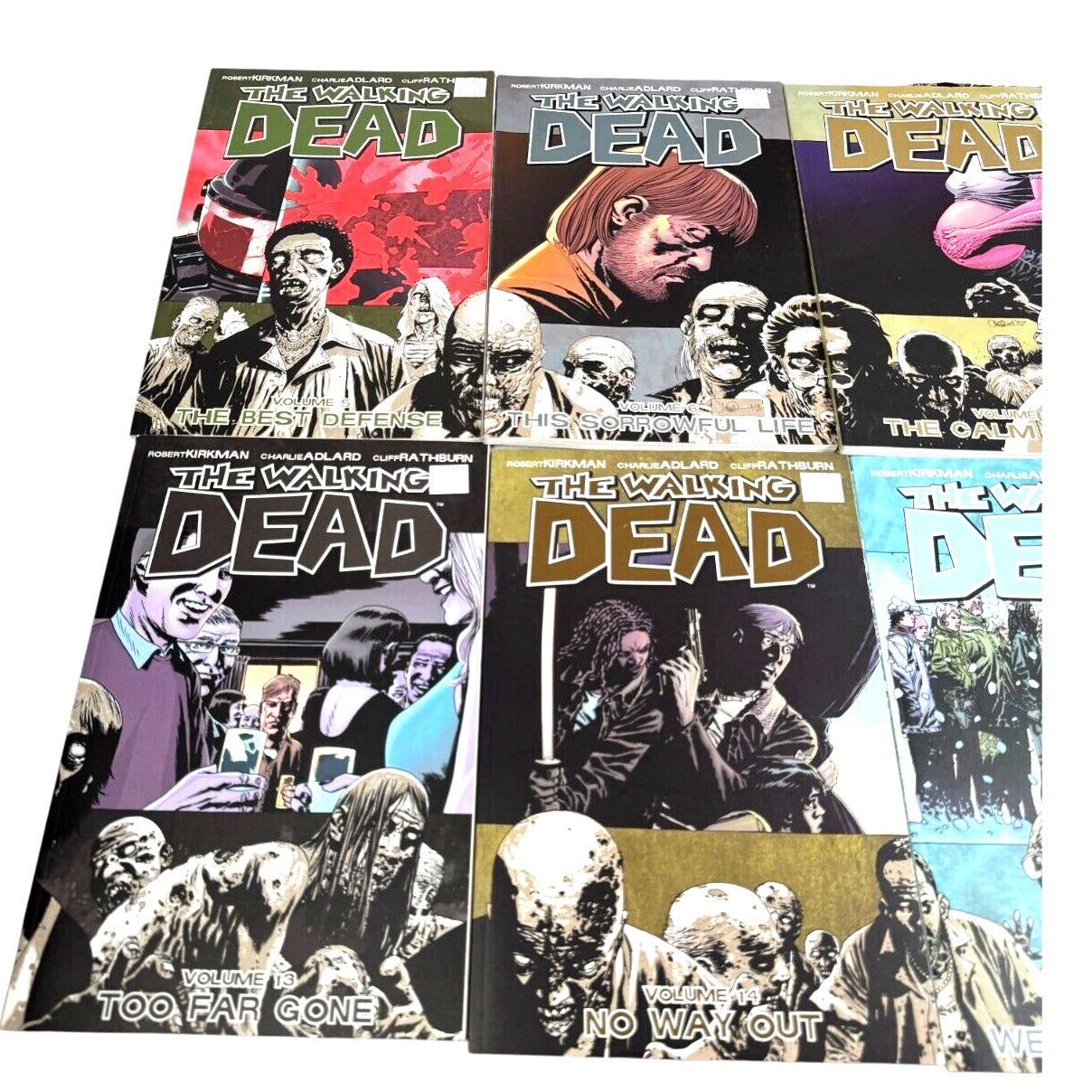 THE WALKING DEAD Mixed Lot of 10 Compilations Paperback Kirkman Image Comics