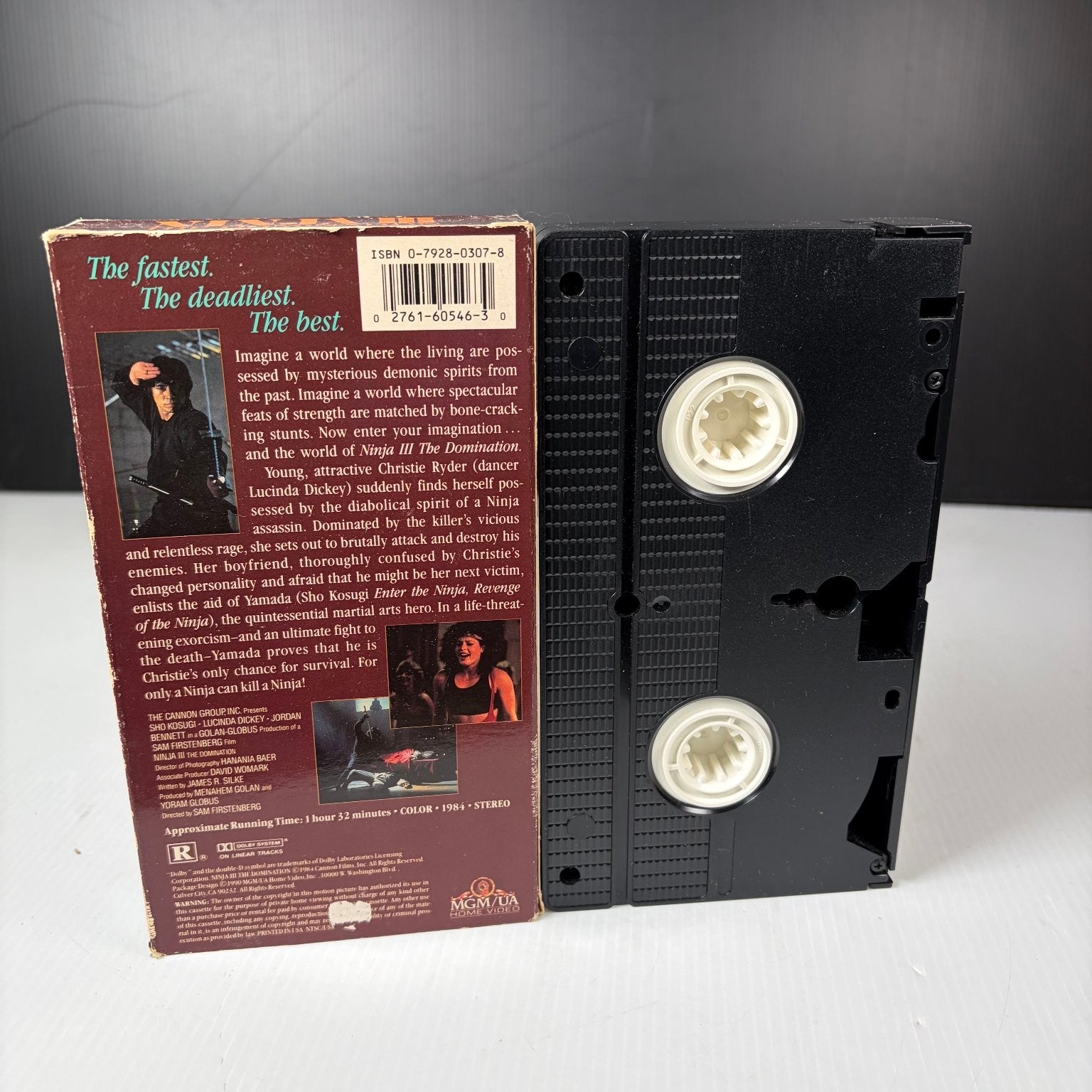 Ninja III The Domination VHS 1984 Action Horror Sho Kosugi MGM/UA Original