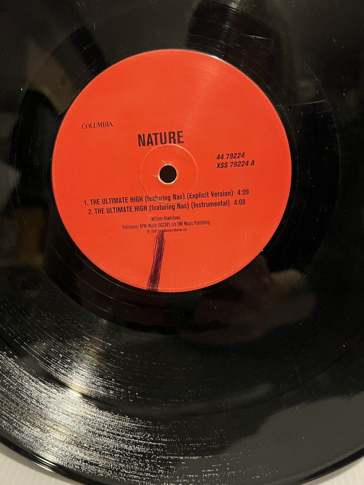 Nature Feat. Nas The Ultimate High 12" Vinyl VTG 2000 Record Columbia