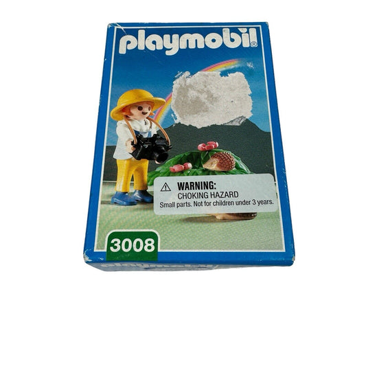 Playmobil 3008 Girl Photographer Camera Hedgehog Porcupine NEW Sealed Box 1998