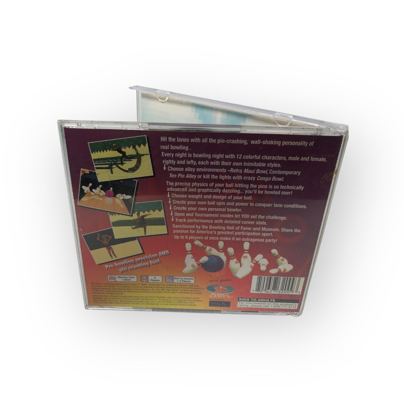 Ten Pin Alley (Sony PlayStation 1, 1996) Complete