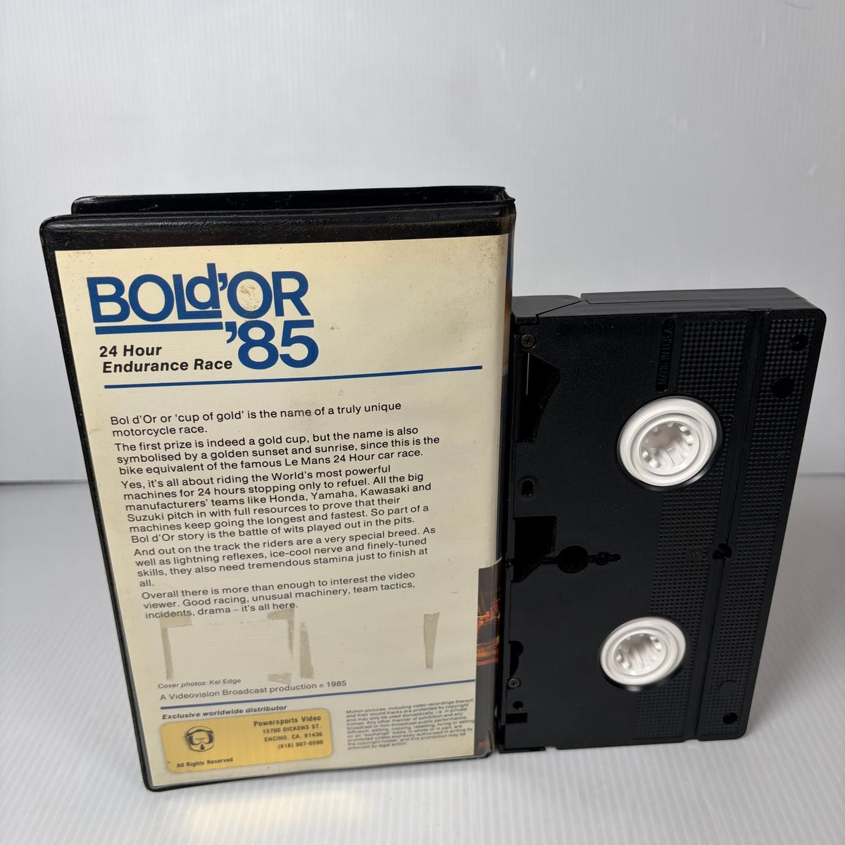 BOLD d'OR '85 VHS 1985 Motorcycle Race Documentary Foot Sports Video