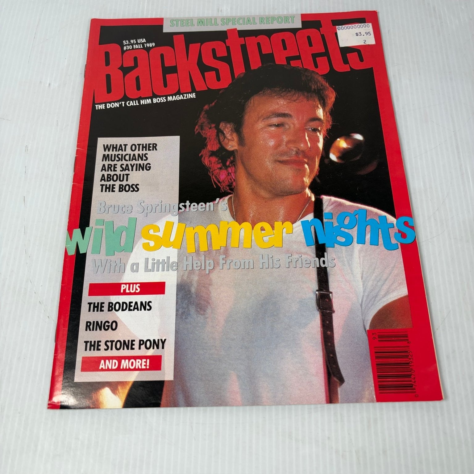 Backstreets Fall 1989 Bruce Springsteen Magazine Music Fanzine The Boss