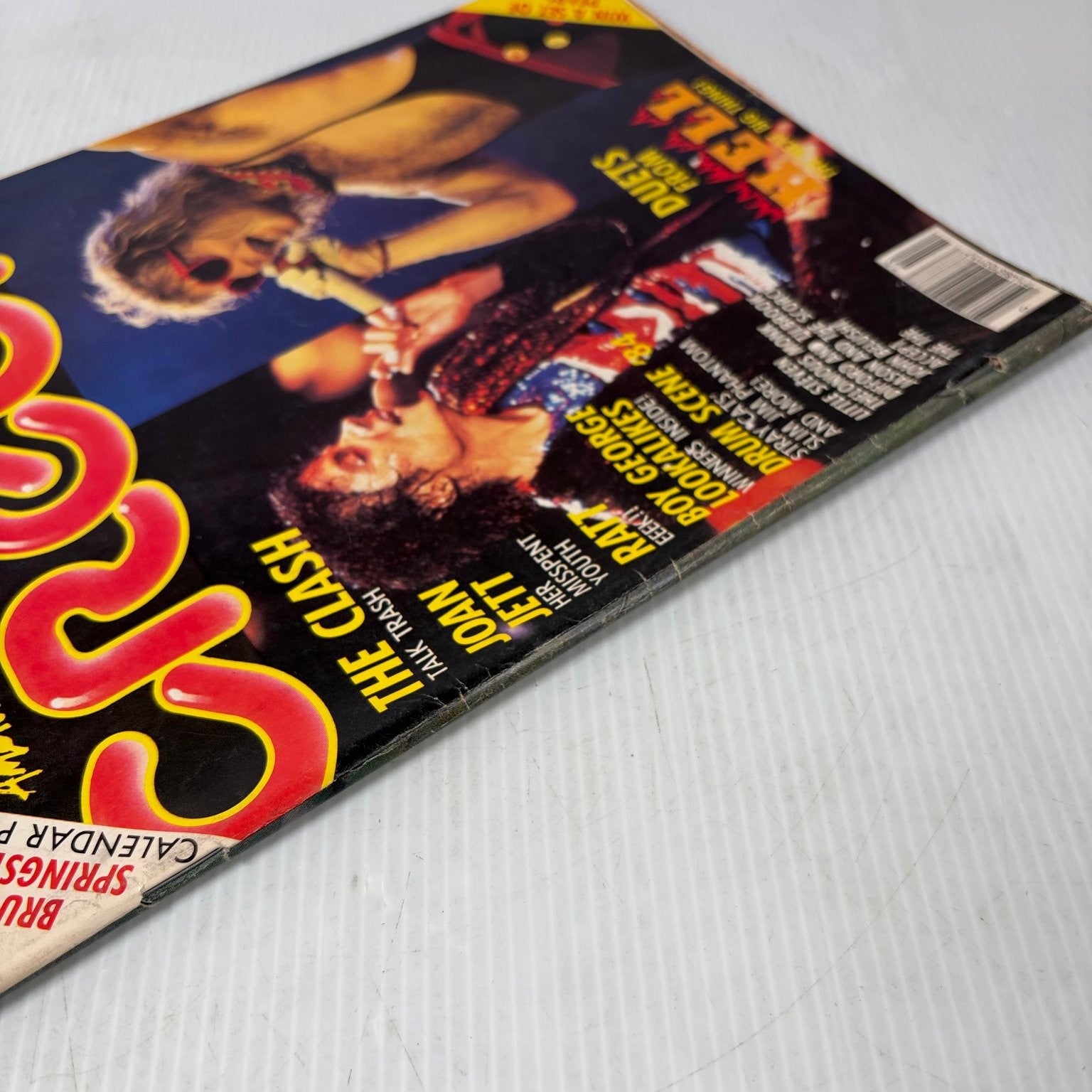 October September 1984 Michael Jackson David Lee Roth Magazine Poster