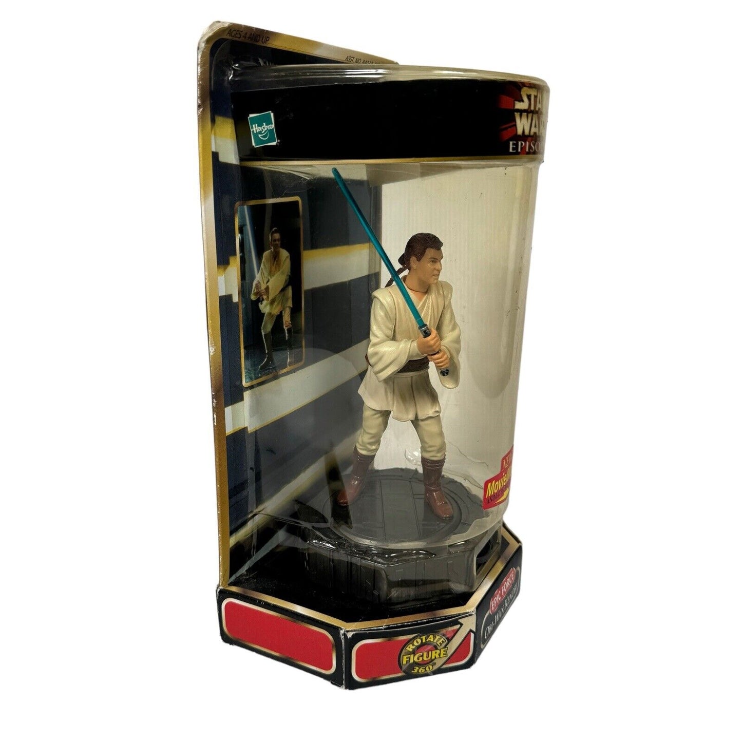 Star Wars Episode 1 Epic Force Obi-Wan Kenobi Vintage 1991 Hasbro Figure