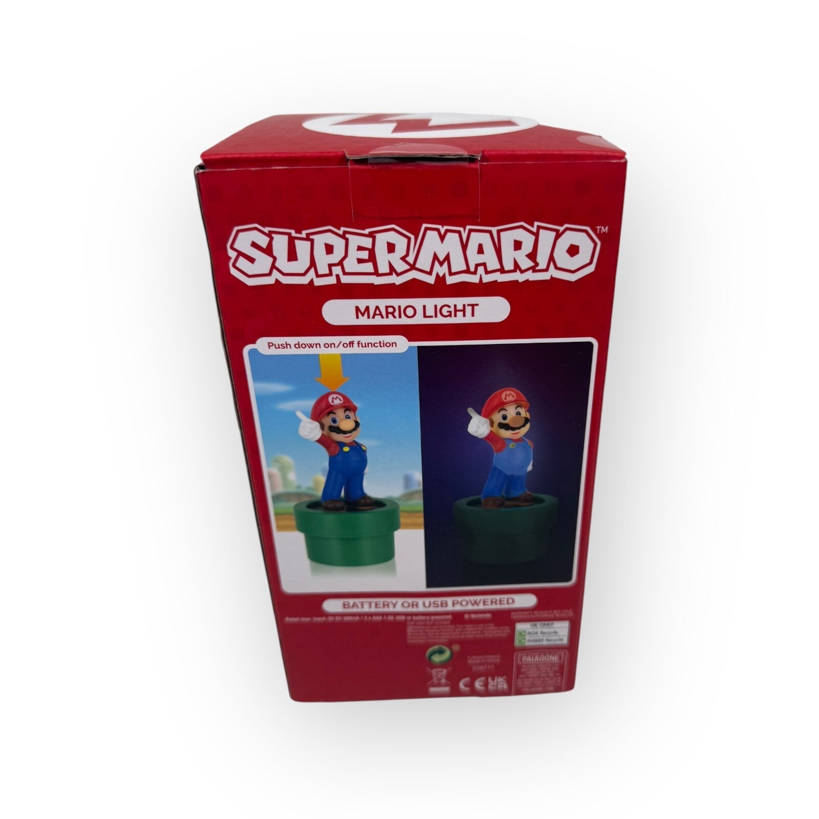 Official Nintendo Paladone Super Mario Light Lamp Brand New Factory Sealed