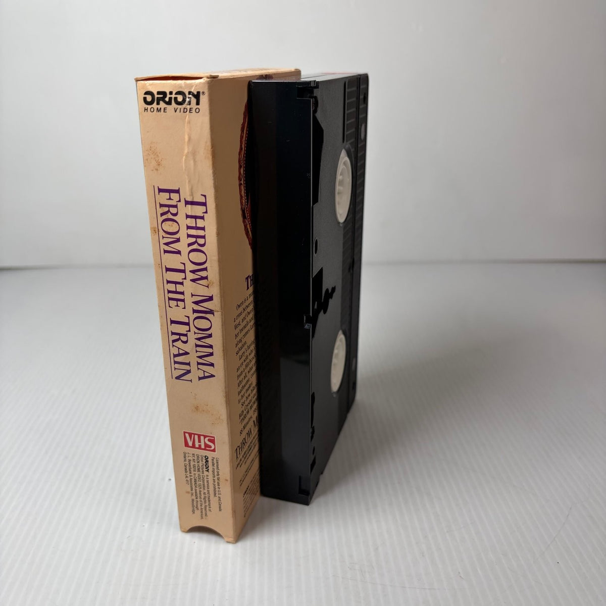 Throw Momma From The Train VHS 1987 Comedy Danny DeVito Billy Crystal Orion