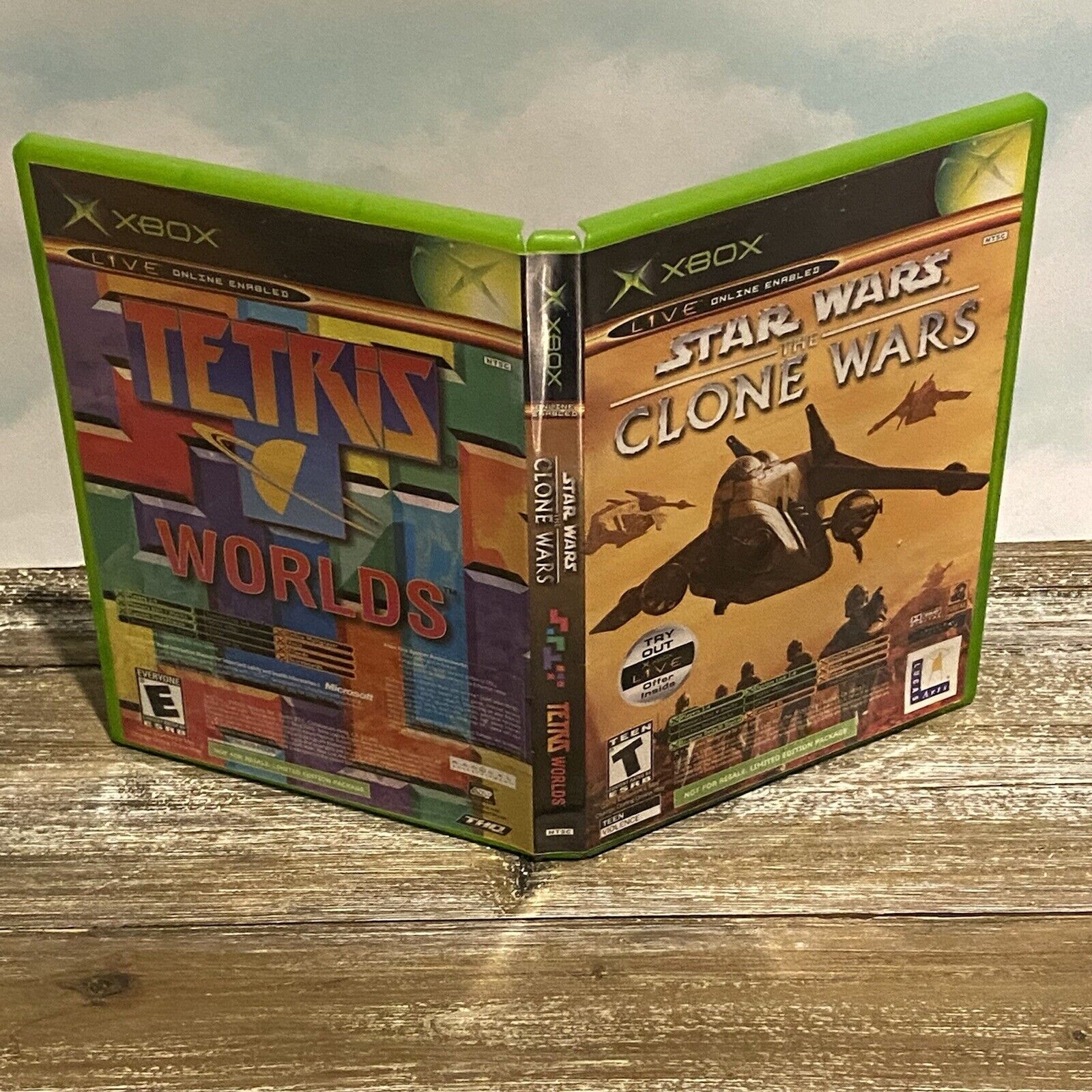 Star Wars: The Clone Wars / Tetris Worlds (Microsoft Xbox, 2003) Tested