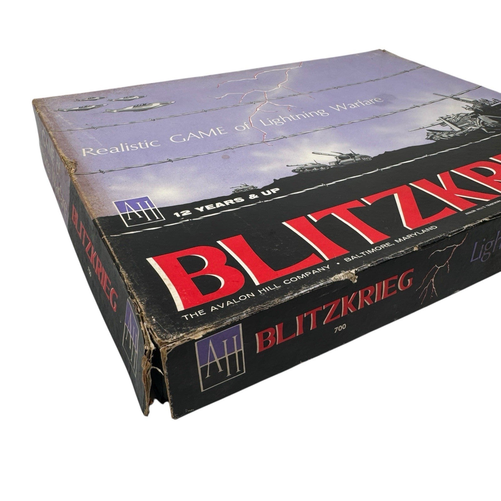 Blitzkrieg The Game Of Lightning Warfare Avalon Hill 1965