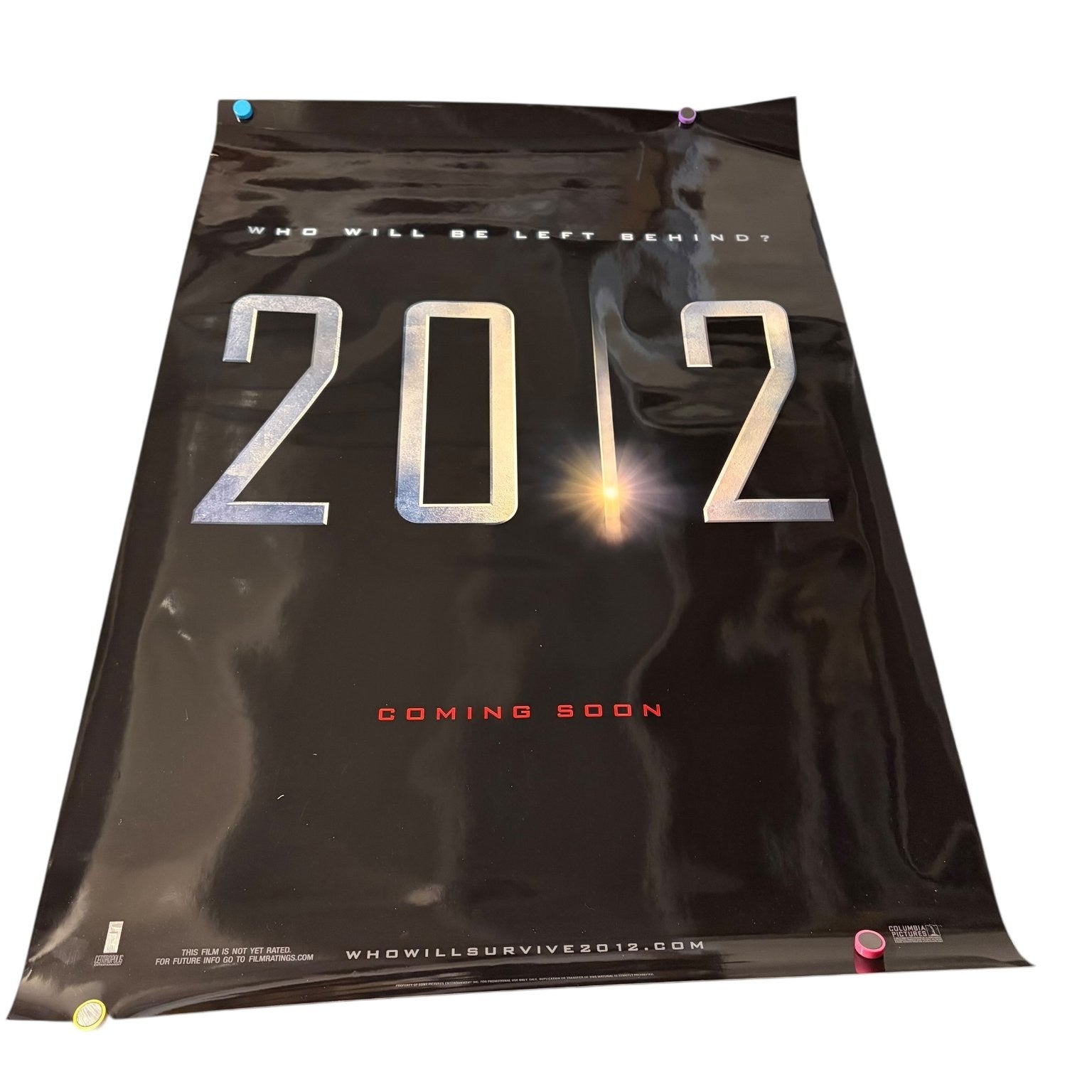 2012 Advance Teaser One Sheet Movie Poster 2009 Double-Sided Roland Emmerich
