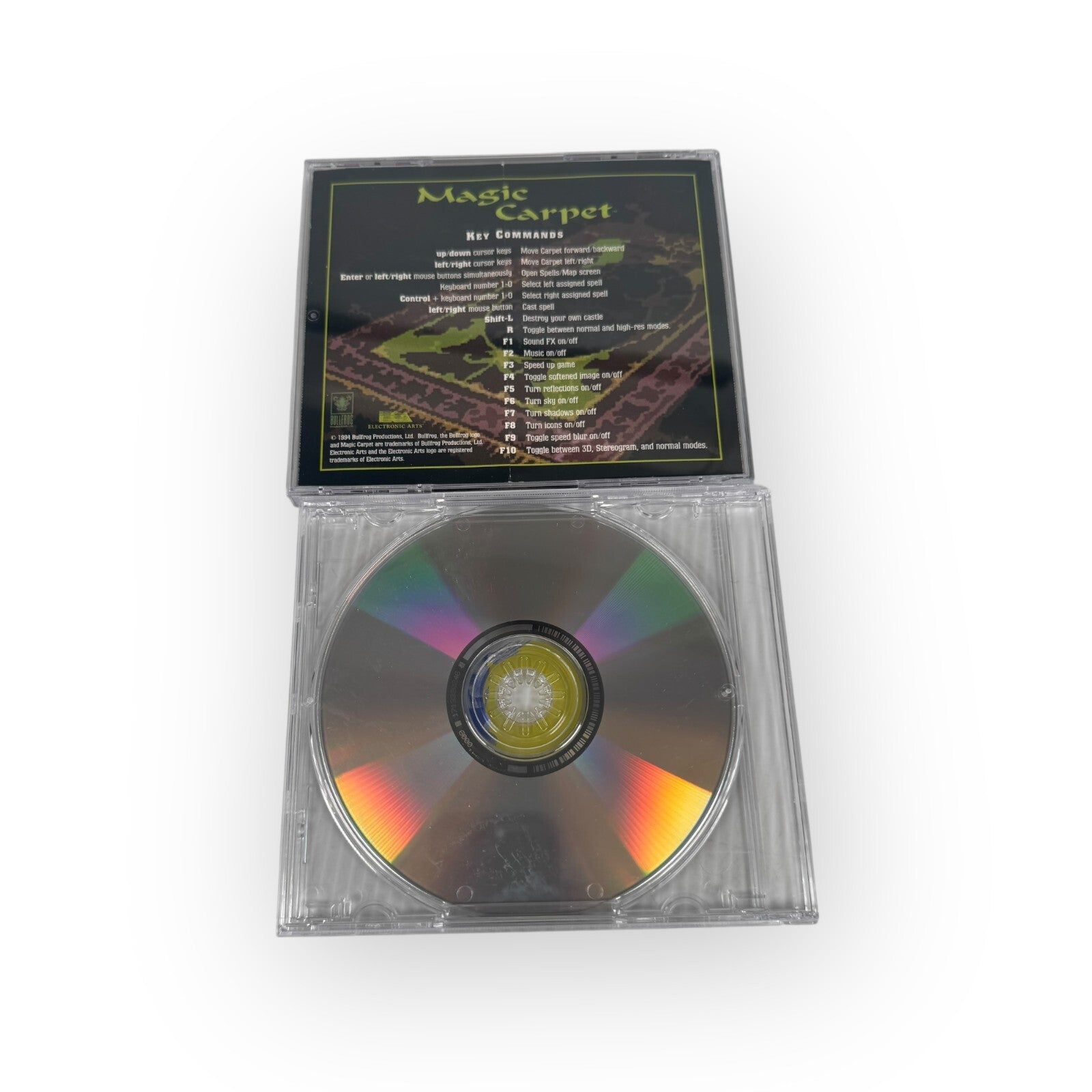 Magic Carpet Plus Disc and Manual  & Magic Carpet 2: The Netherworlds Disc Only