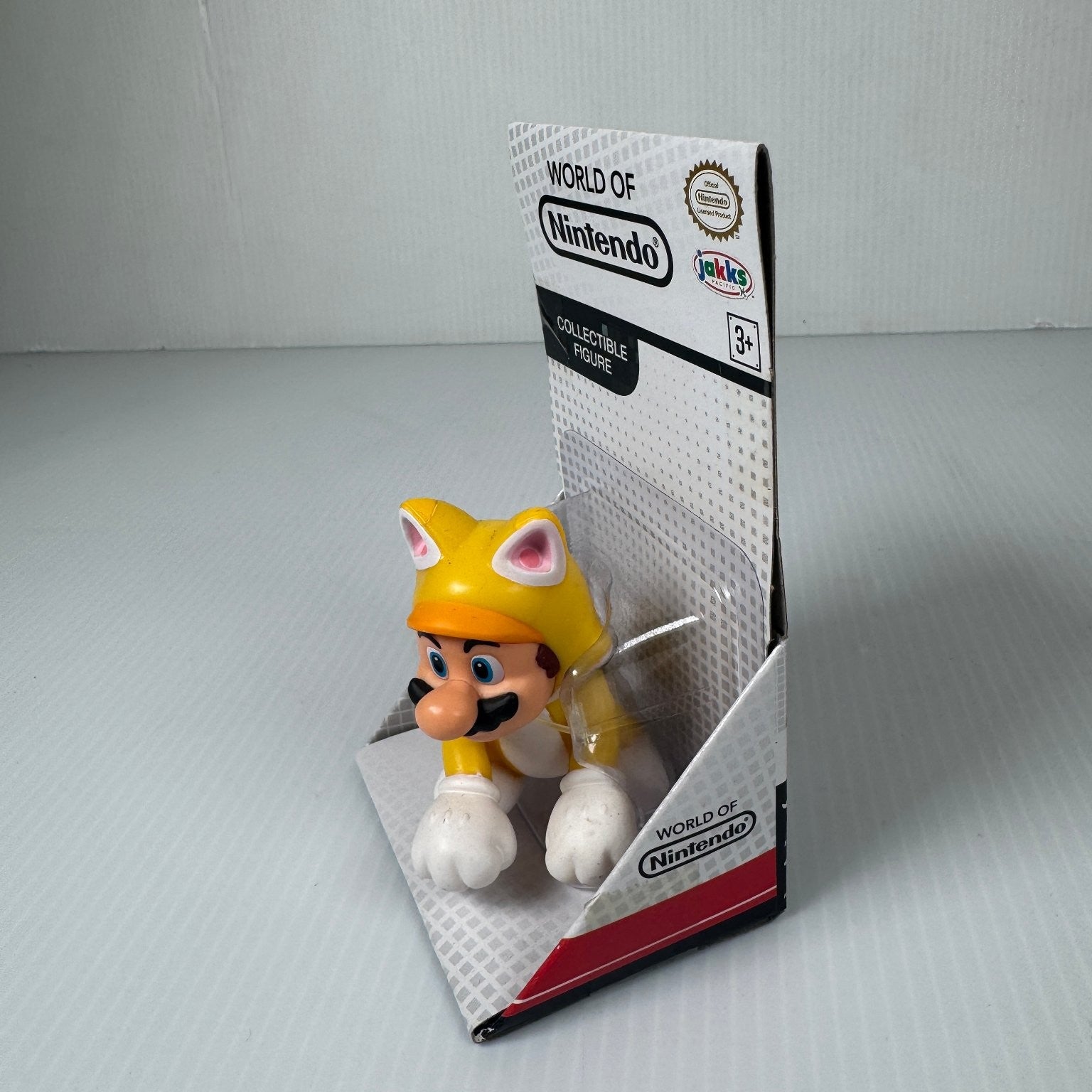 World of Nintendo Cat Mario Super Mario Collectible Figure 2.5" Jakks Pacific