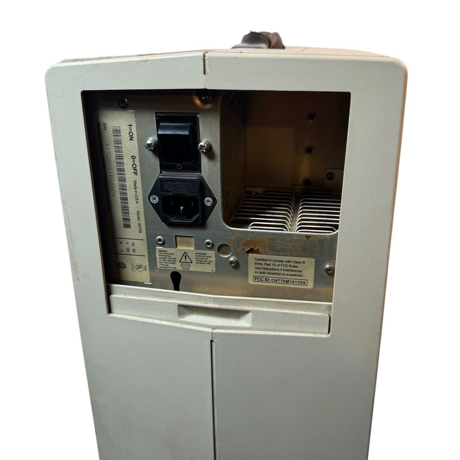 Compaq Portable Model 1 (1983) IBM PC Compatible w/ Manual & Disks AS IS