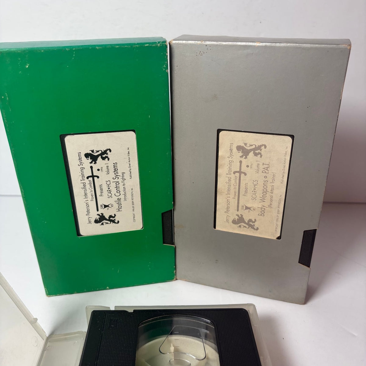 Jerry Peterson's SCARS + HCS Intensified Training Systems VHS Lot of 3