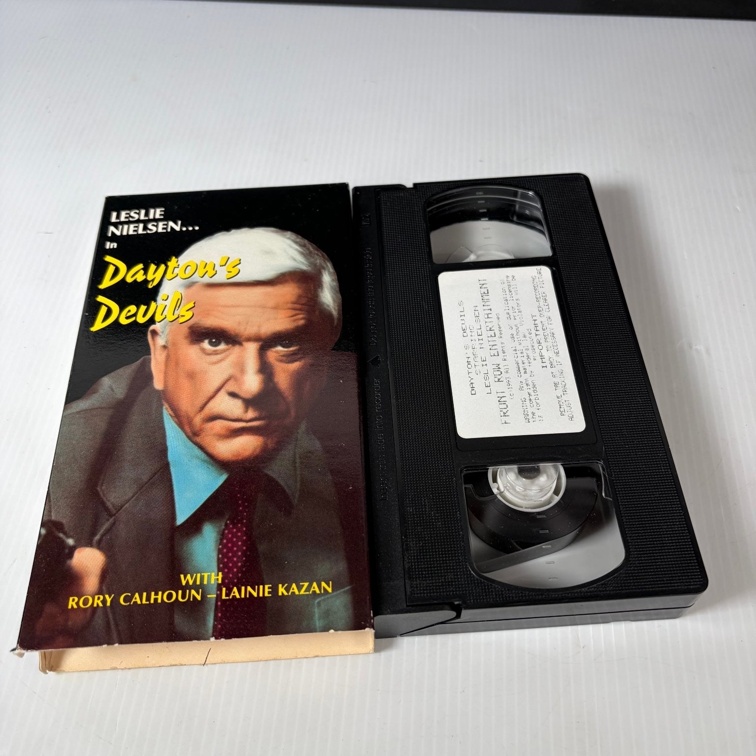 Dayton's Devils VHS 1991 Action Leslie Nielsen Front Row Entertainment