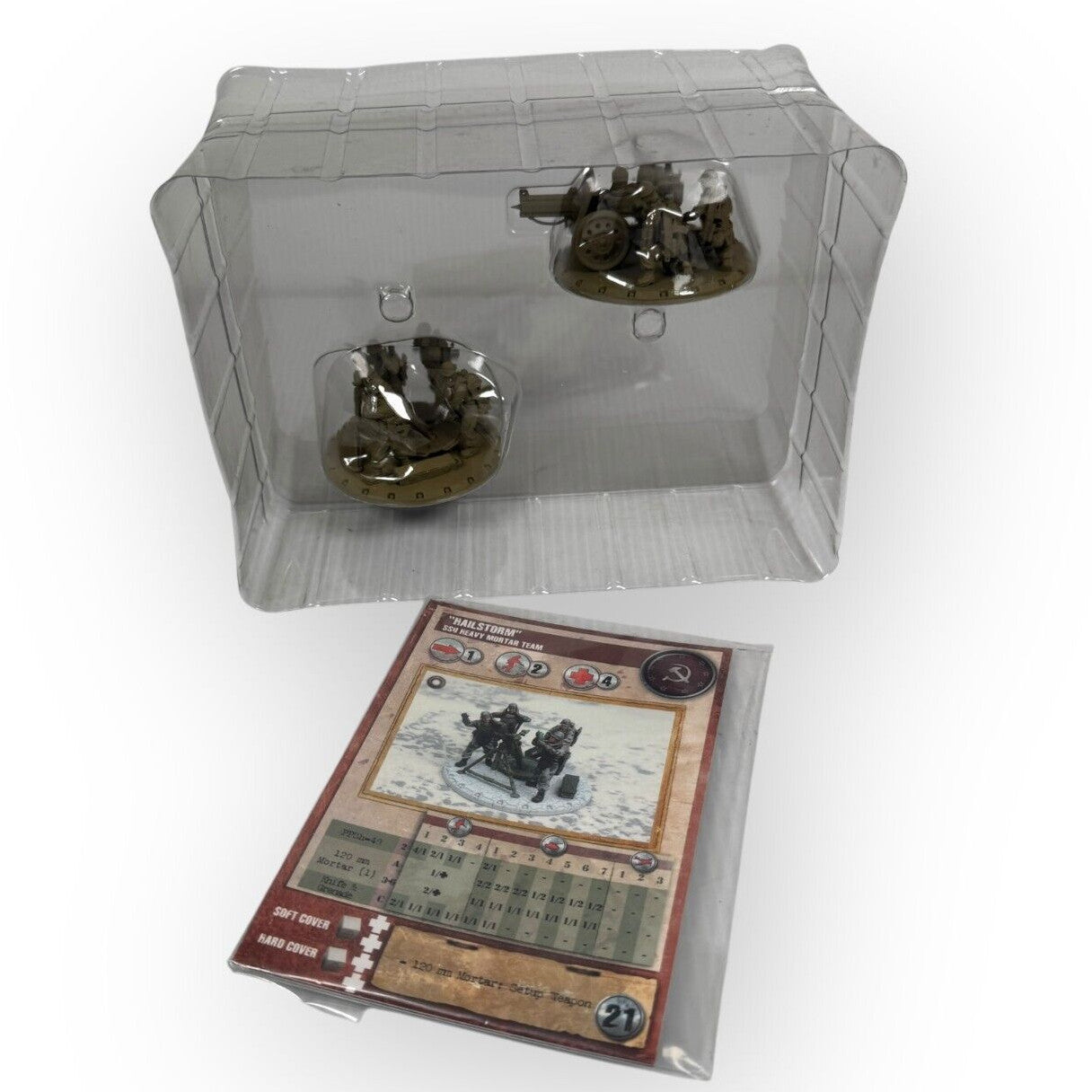 Dust Tactics SSU Heavy Weapons Teams Hailstorm / Red Lightning Set (No Box)