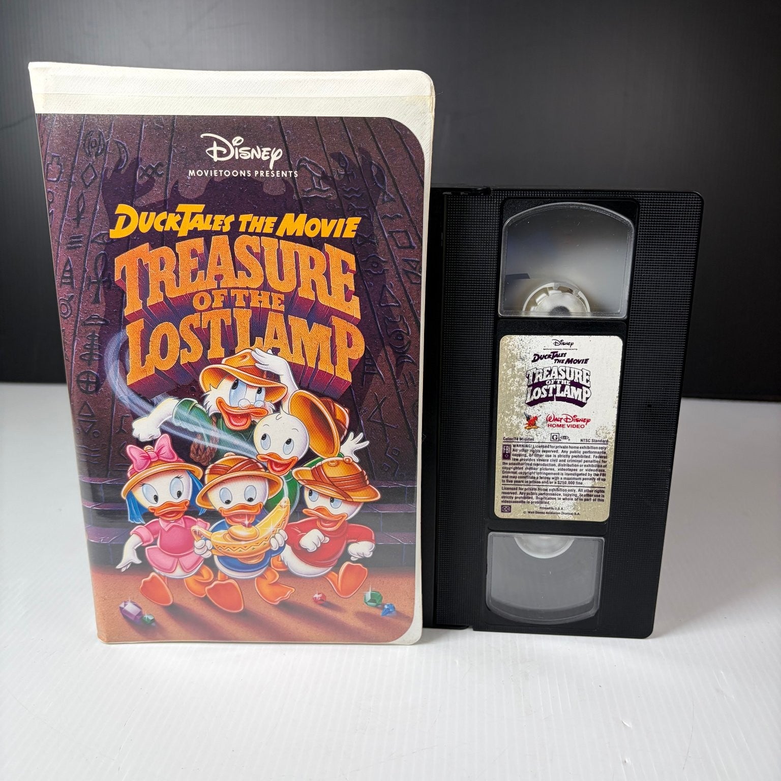 DuckTales The Movie Treasure of the Lost Lamp VHS 1990 Disney Animation