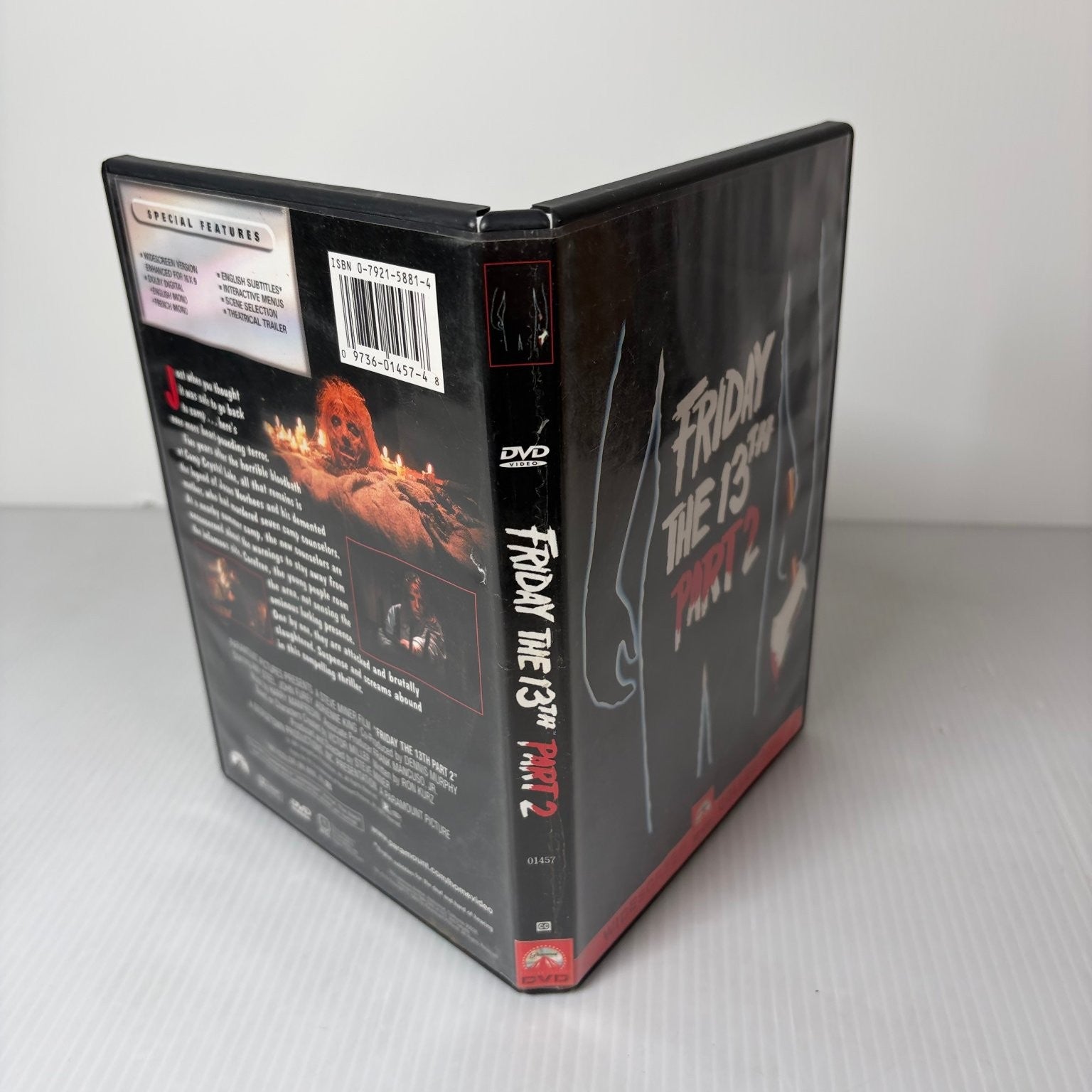 Friday the 13th Part 2 DVD 1981 Widescreen Steve Miner Horror Slasher