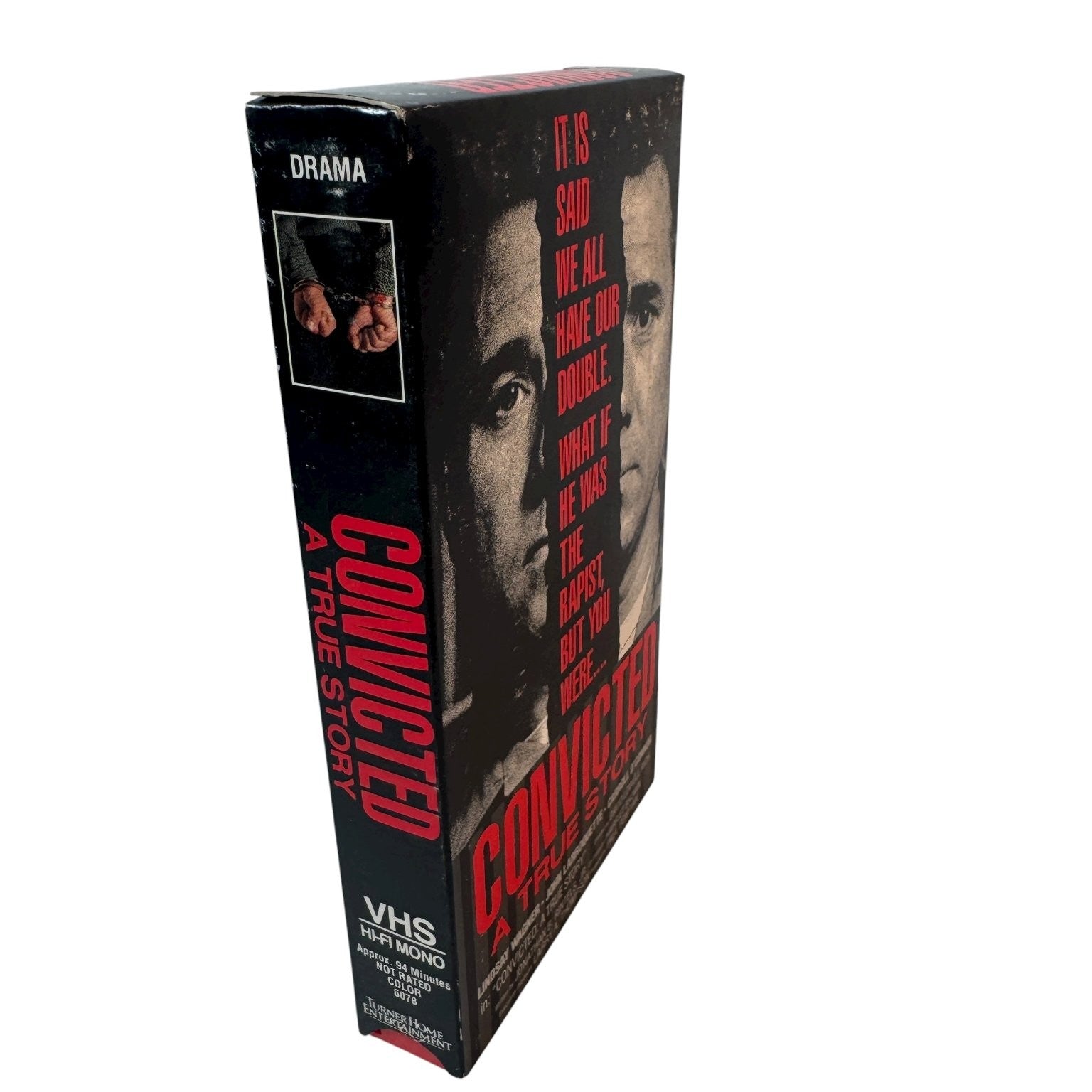 Convicted A True Story VHS 1986 Drama Original Release Turner Home