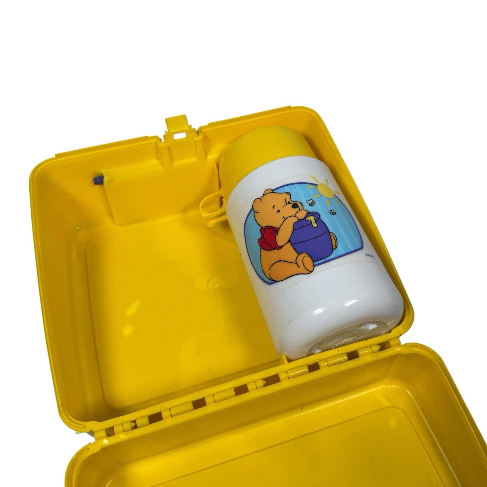 Winnie The Pooh Vintage Yellow Thermos Brand 90s Retro Kids Lunchbox