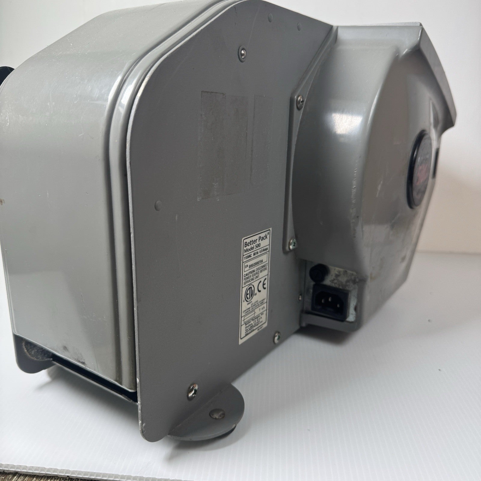 Better Pack Model 500 Electronic Tape Dispenser 60Hz 4.0 Amps AS IS For Parts