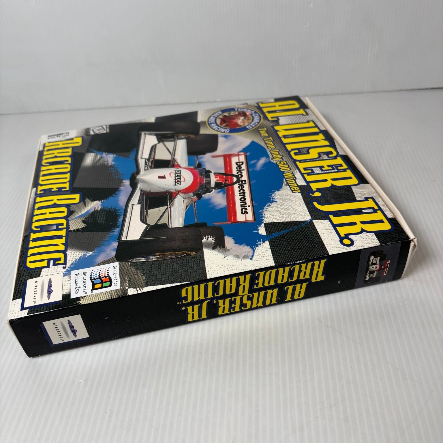 Al Unser, Jr. Arcade Racing Big Box PC CD-ROM Video Game Windows 95 Complete