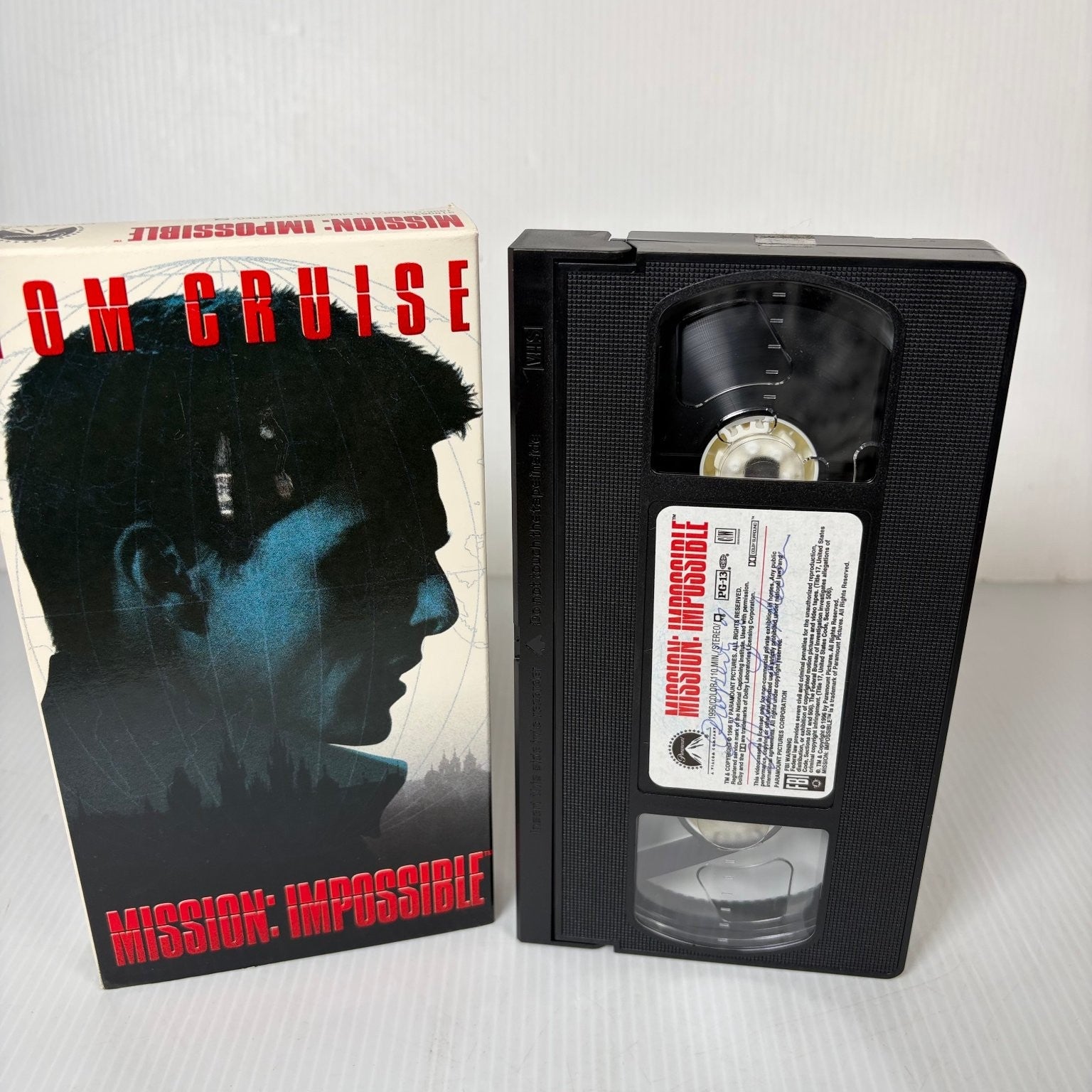 Mission: Impossible VHS 1996 Action Thriller Tom Cruise Paramount PG-13