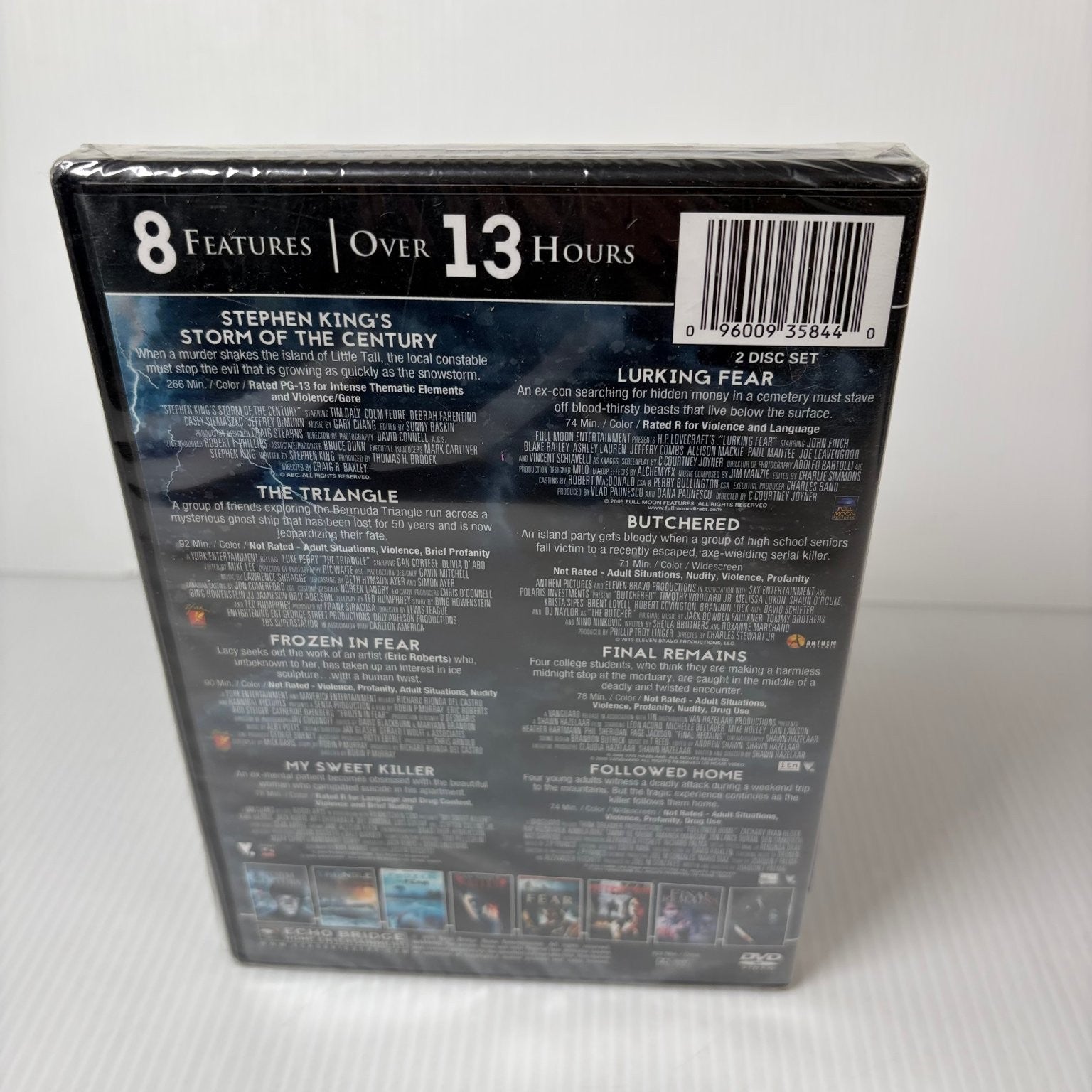 Stephen King's Storm of the Century 1999 DVD, 8 Features, 13+ Hrs