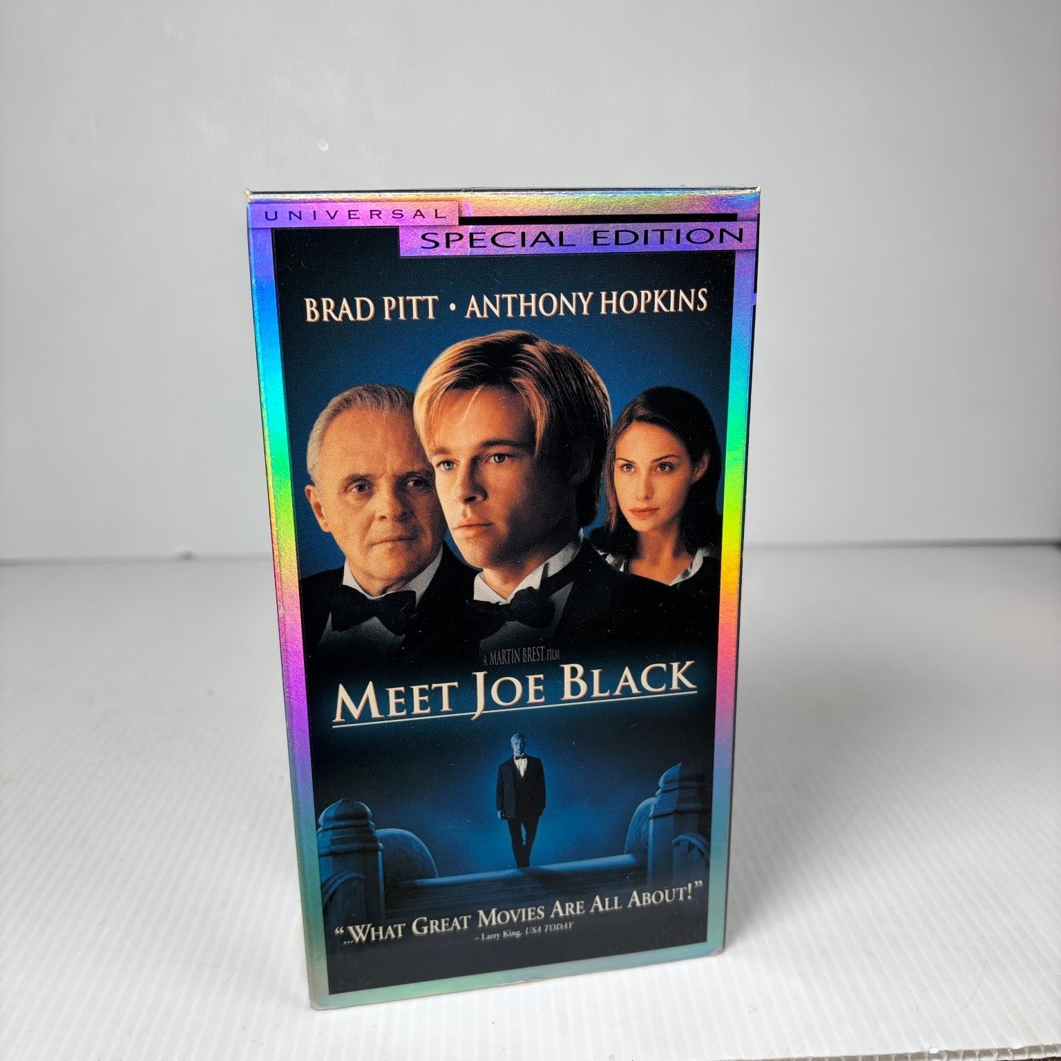 Meet Joe Black VHS 1998 Drama Special Edition Holographic Brad Pitt Universal