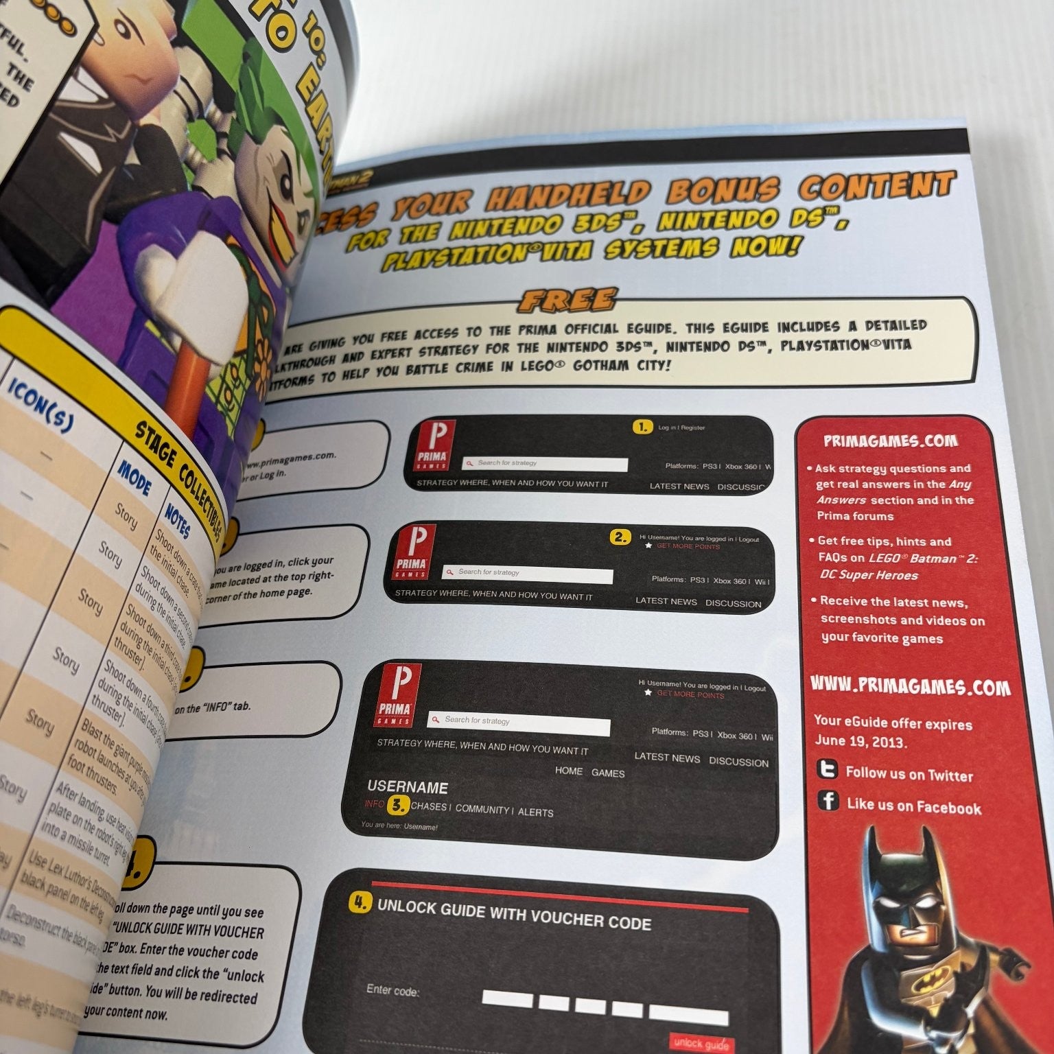 LEGO Batman 2 DC Super Heroes Xbox 360 PS3 Wii PC Official Strategy Guide