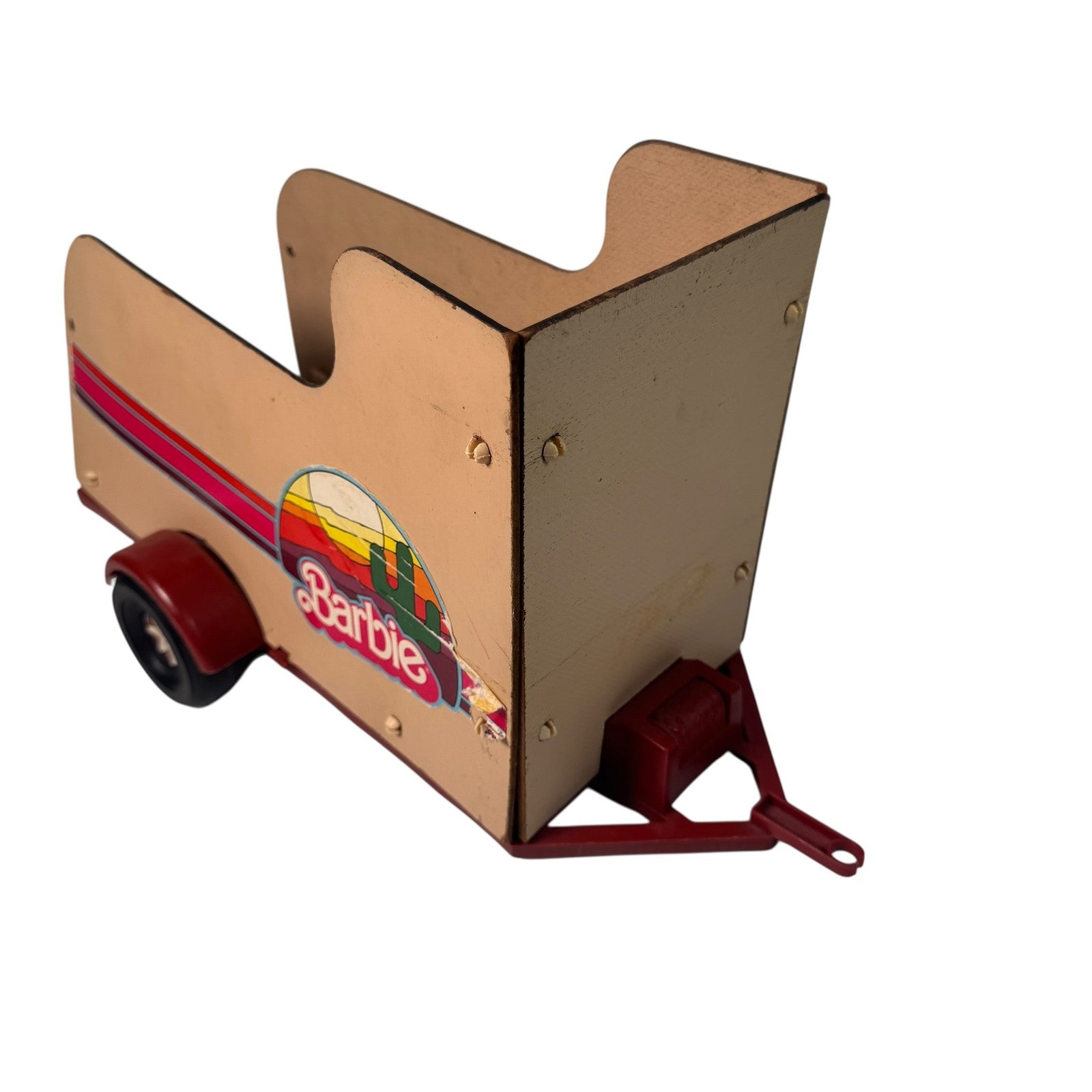 Vintage Barbie Western Camper Truck Horse Trailer 1970s Mattel AS IS Heavy Wear