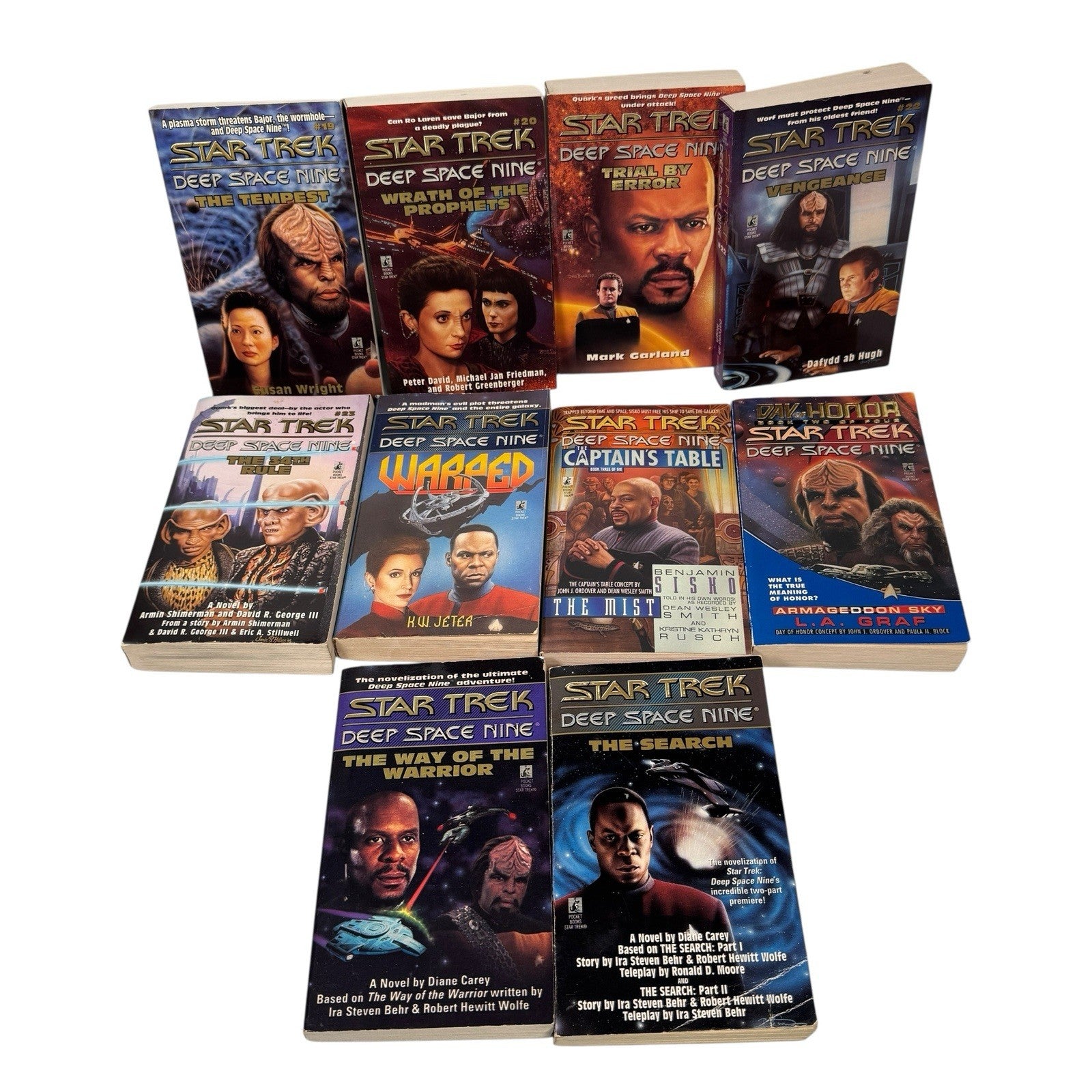 Star Trek Deep Space Nine Lot Of 26 Books #1-4, 6-11, 13-23 & More