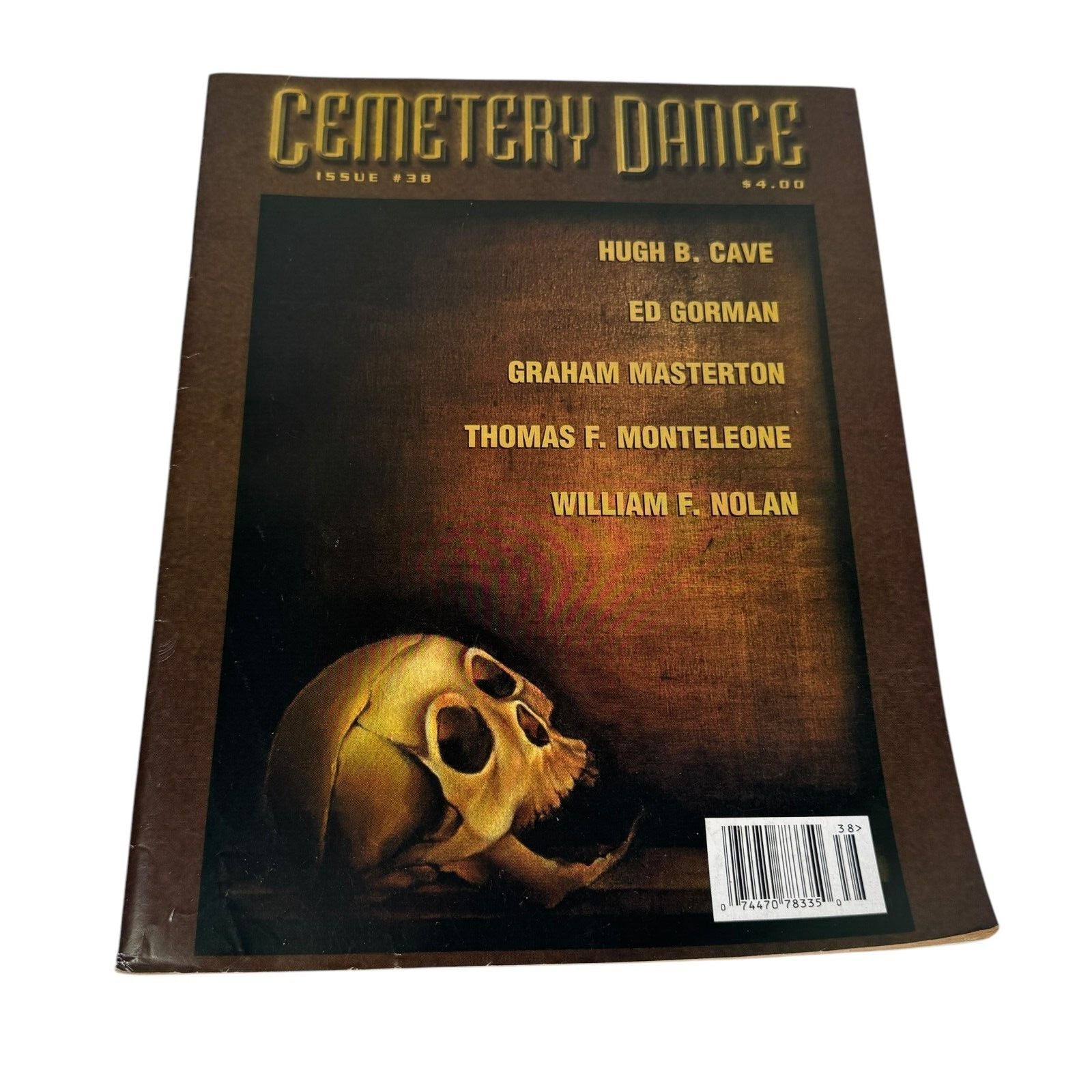 Cemetery Dance Issue #38 Horror & Suspense Short Fiction Magazine OOP Back Issue